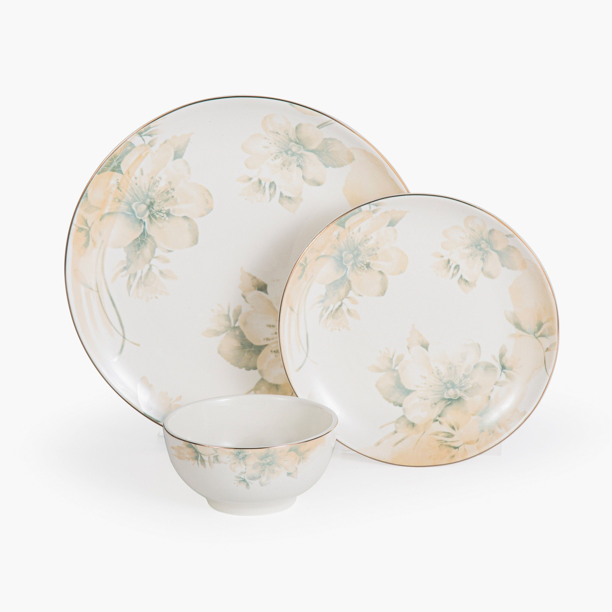 طقم عشاء 18 قطعة غاردن بلوم من بريميا - يخدم 6-hbxdiningroom-tabletop-dinnersets-image-2