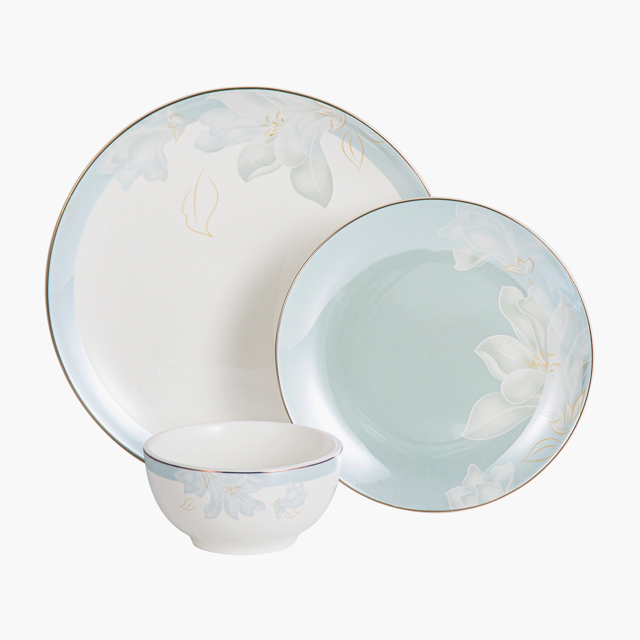 طقم عشاء 18 قطعة من بريميا ماغنوليا - يخدم 6-hbxdiningroom-tabletop-dinnersets-image-2