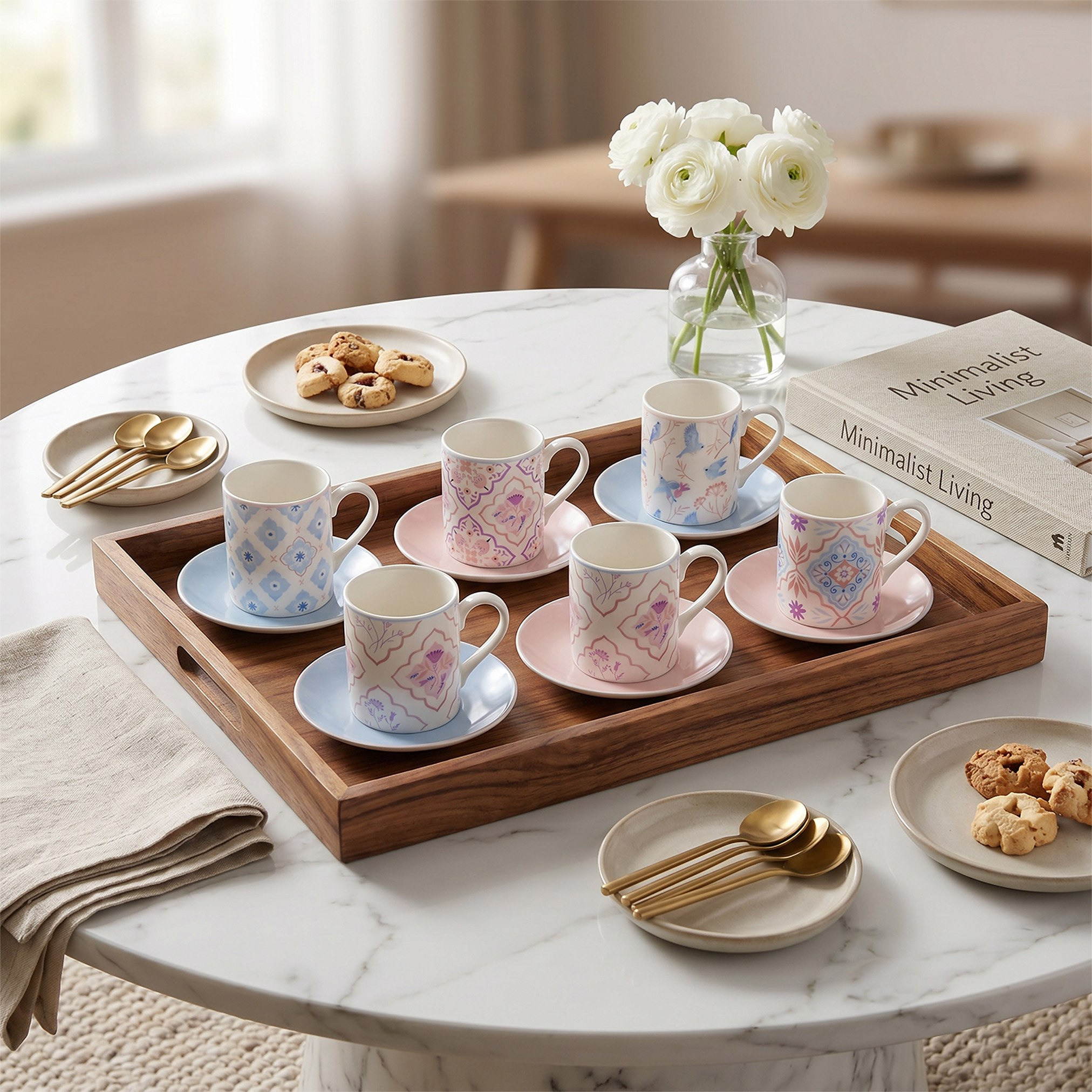 Zahra Pastel 12-Piece Espresso Set - 90 ml-hbxhomeware-diningandtabletop-coffeeandteasets-image-4