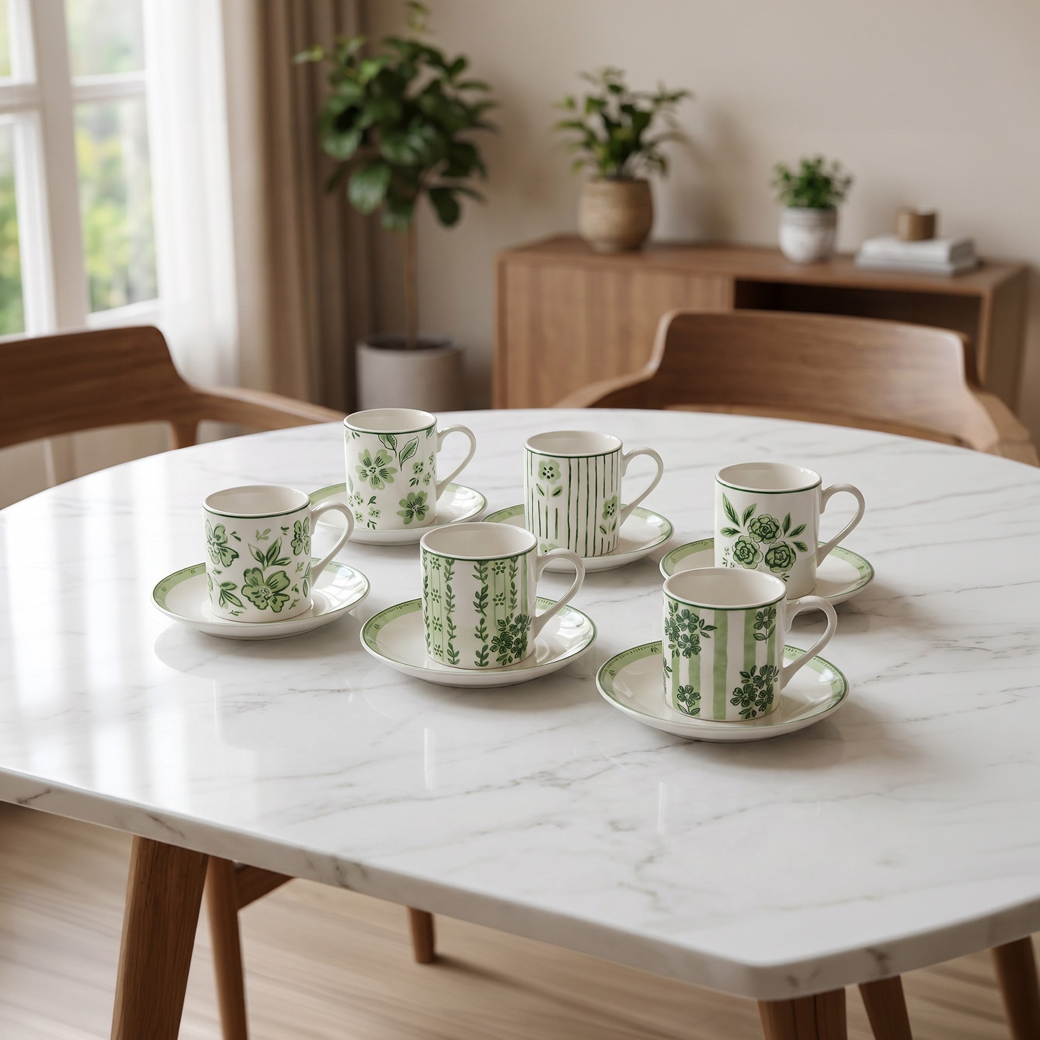 Zahra Gardenia 12-Piece Espresso Set - 90 ml-hbxhomeware-diningandtabletop-coffeeandteasets-image-1