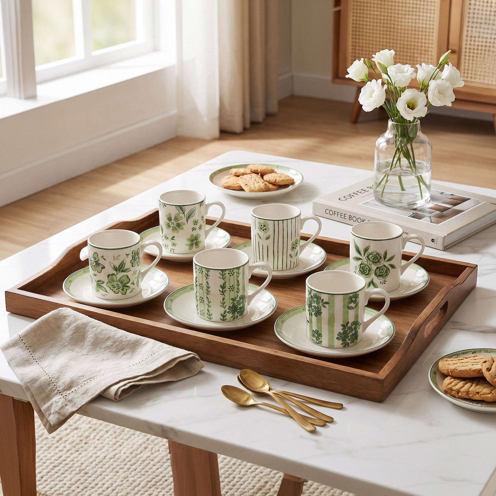 Zahra Gardenia 12-Piece Espresso Set - 90 ml-hbxhomeware-diningandtabletop-coffeeandteasets-image-4