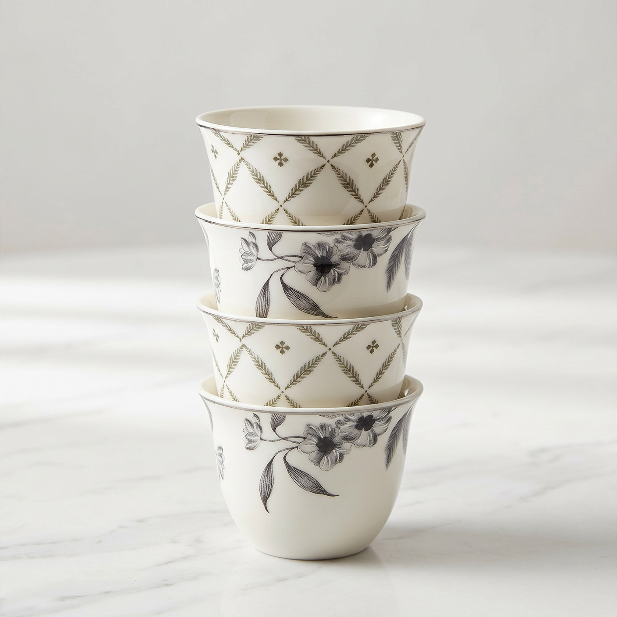 Zahra Windflower 12-Piece Kahwa Set - 80 ml-hbxhomeware-diningandtabletop-coffeeandteasets-image-3