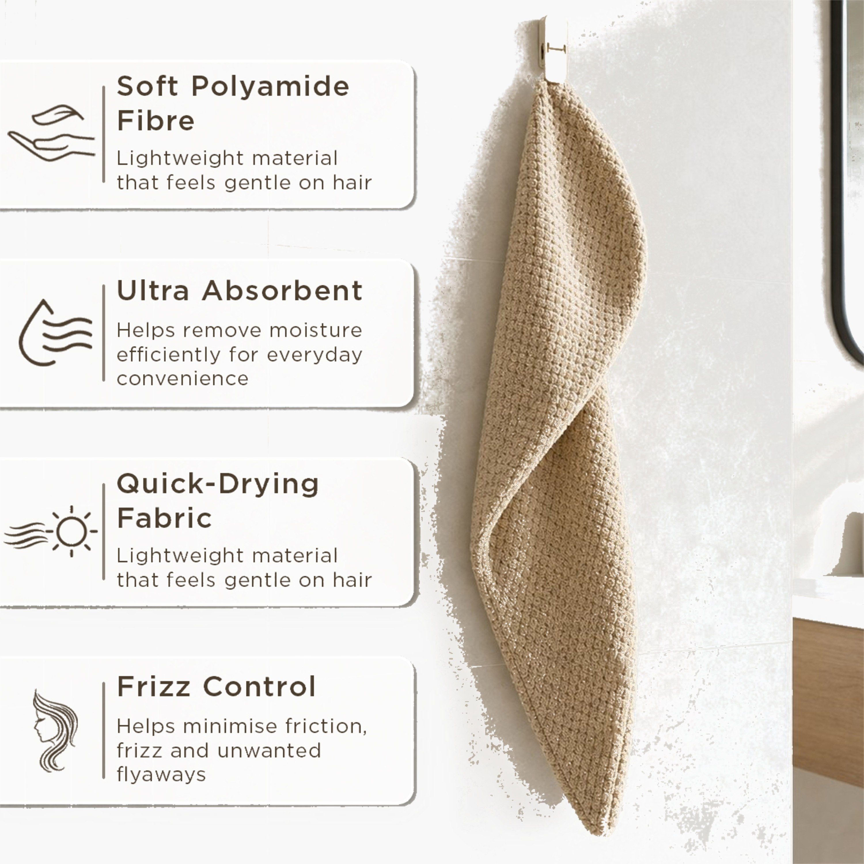 منشفة شعر مايكروفايبر ماص وناعم من أتلانتا - 23x62 سم-hbxbathroom-bathroomtextiles-image-6