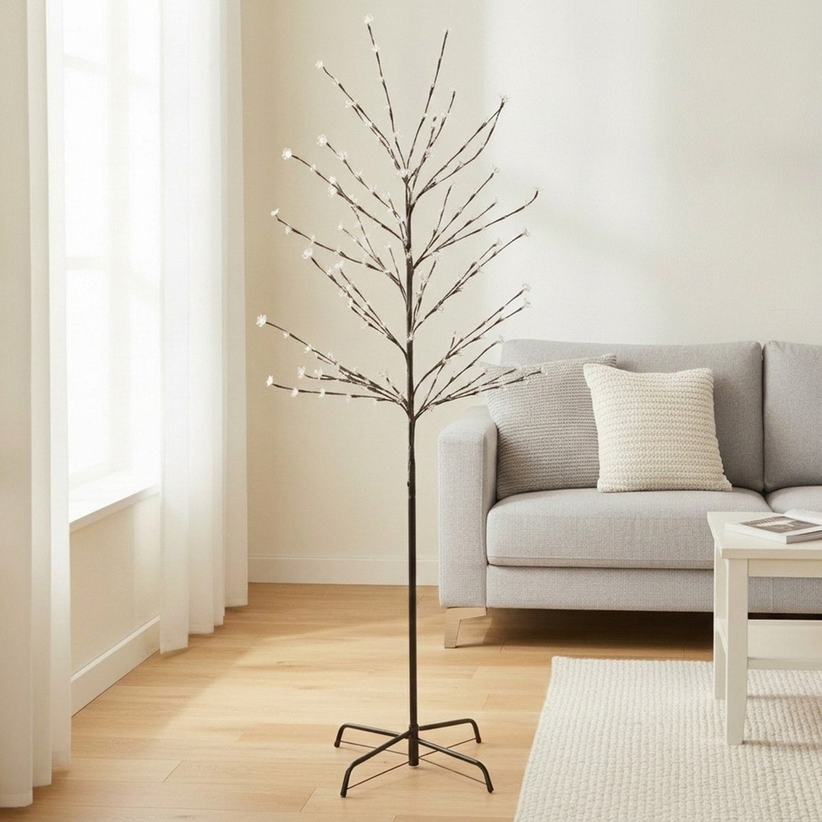 Arden Metal Warm White 180 LED Tree - 180 cm-hbxhomeware-hbxbedroom-image-1