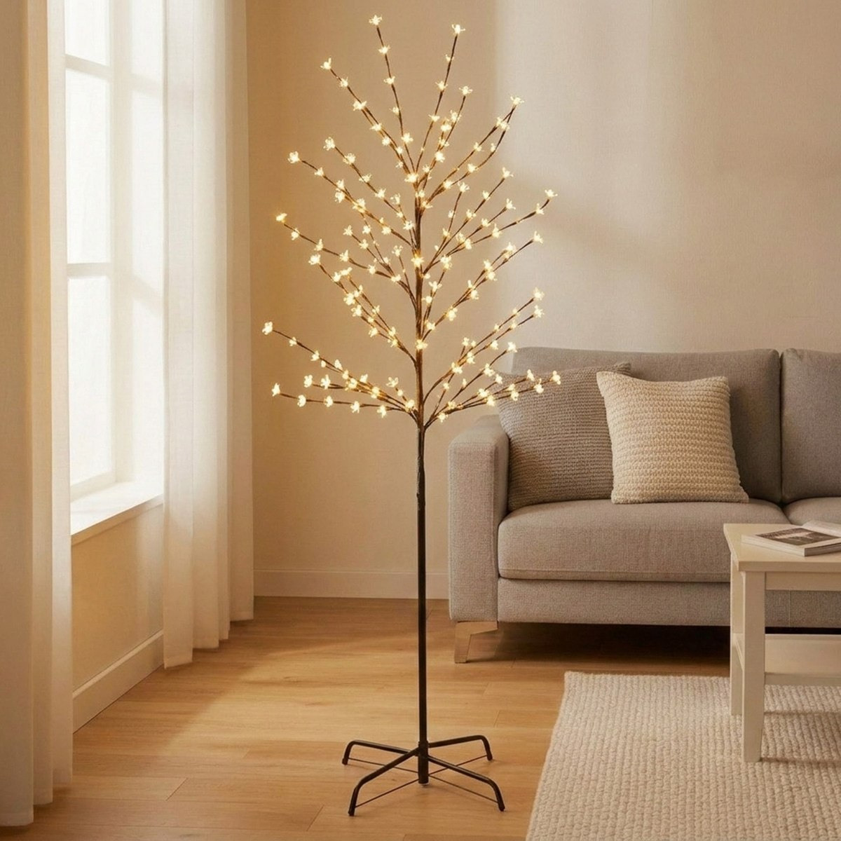 Arden Metal Warm White 180 LED Tree - 180 cm-hbxhomeware-hbxbedroom-image-2