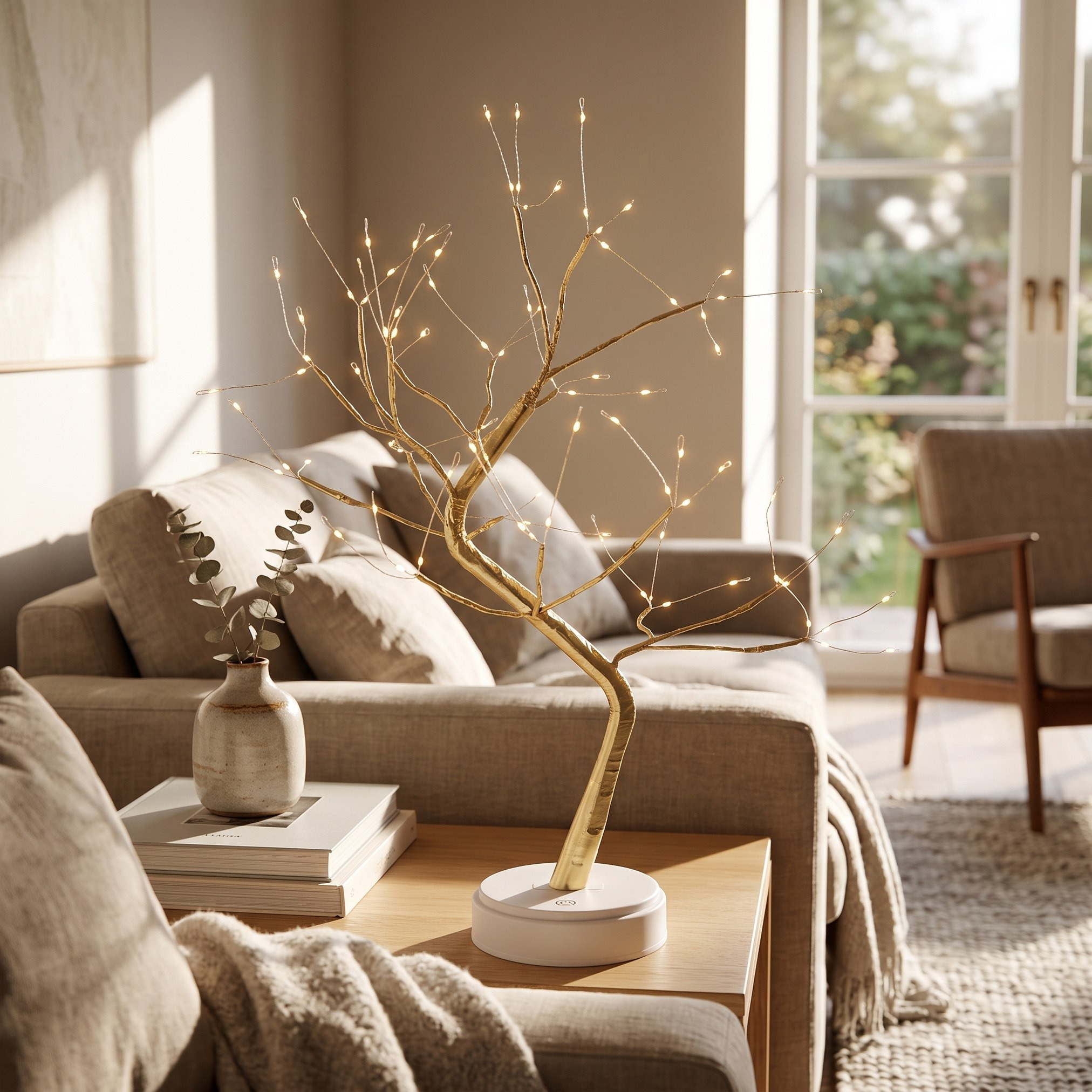 Arden LED Tree with 108 Warm Lights and 3 Metre 3 AA Waterproof Cable - 50 cm-hbxhomeware-hbxbedroom-image-5