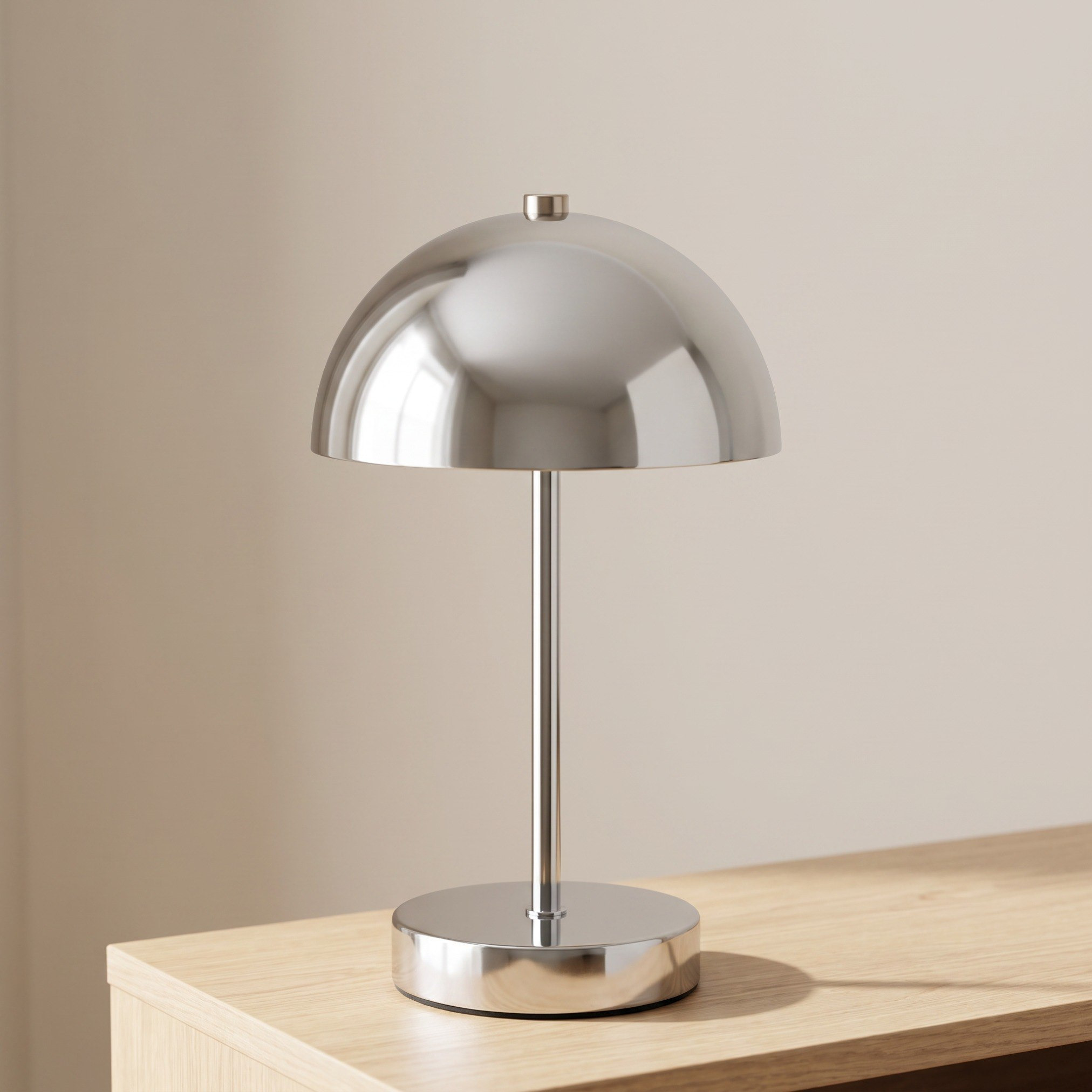 Arden 3-Light Colour Metal Electroplated Chrome Lamp with 1200mAh Battery and Charging Cable-16x25cm-hbxhomeware-hbxbedroom-image-1