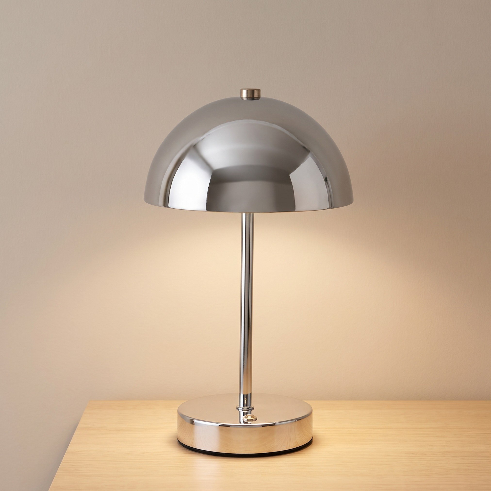 Arden 3-Light Colour Metal Electroplated Chrome Lamp with 1200mAh Battery and Charging Cable-16x25cm-hbxhomeware-hbxbedroom-image-2