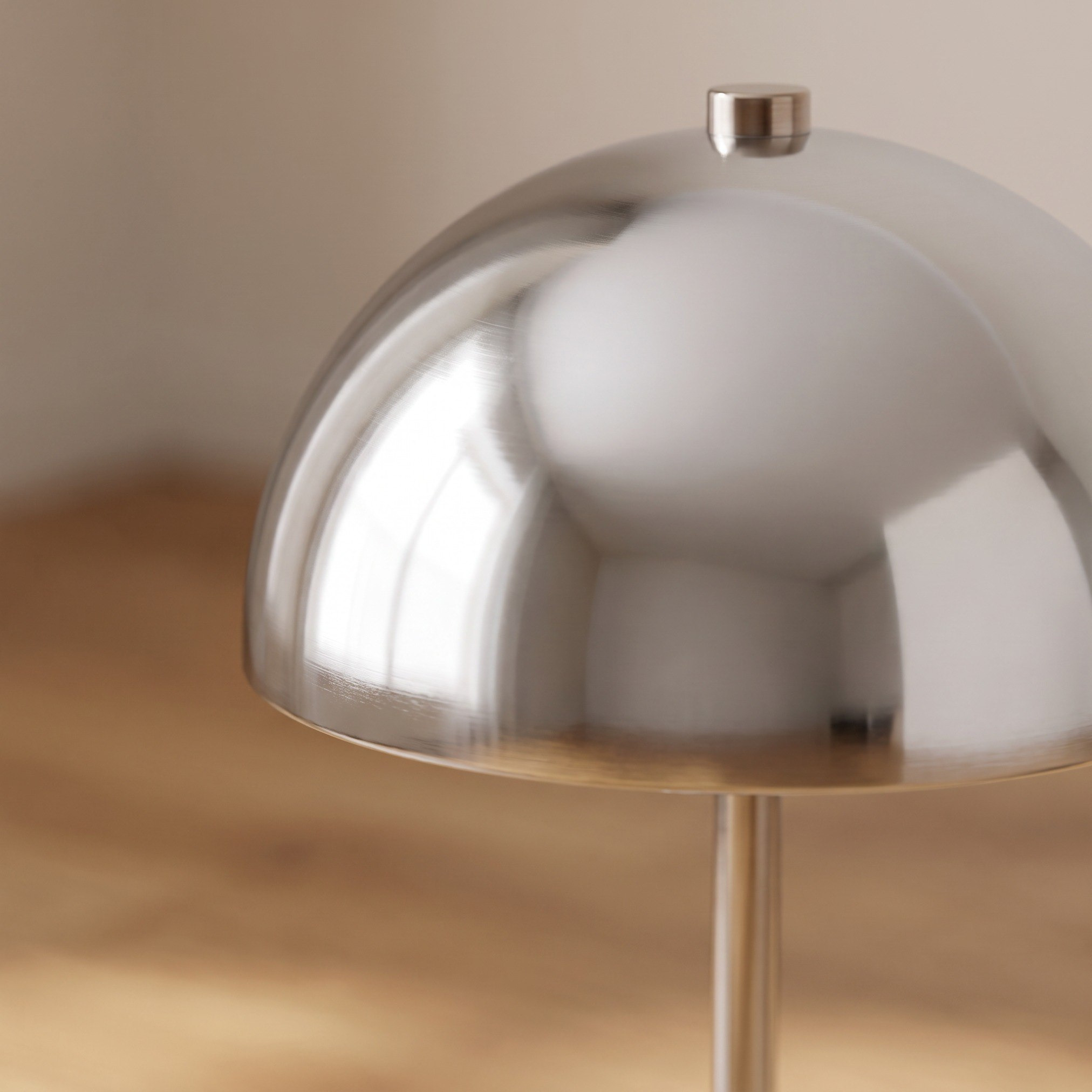 Arden 3-Light Colour Metal Electroplated Chrome Lamp with 1200mAh Battery and Charging Cable-16x25cm-hbxhomeware-hbxbedroom-image-4