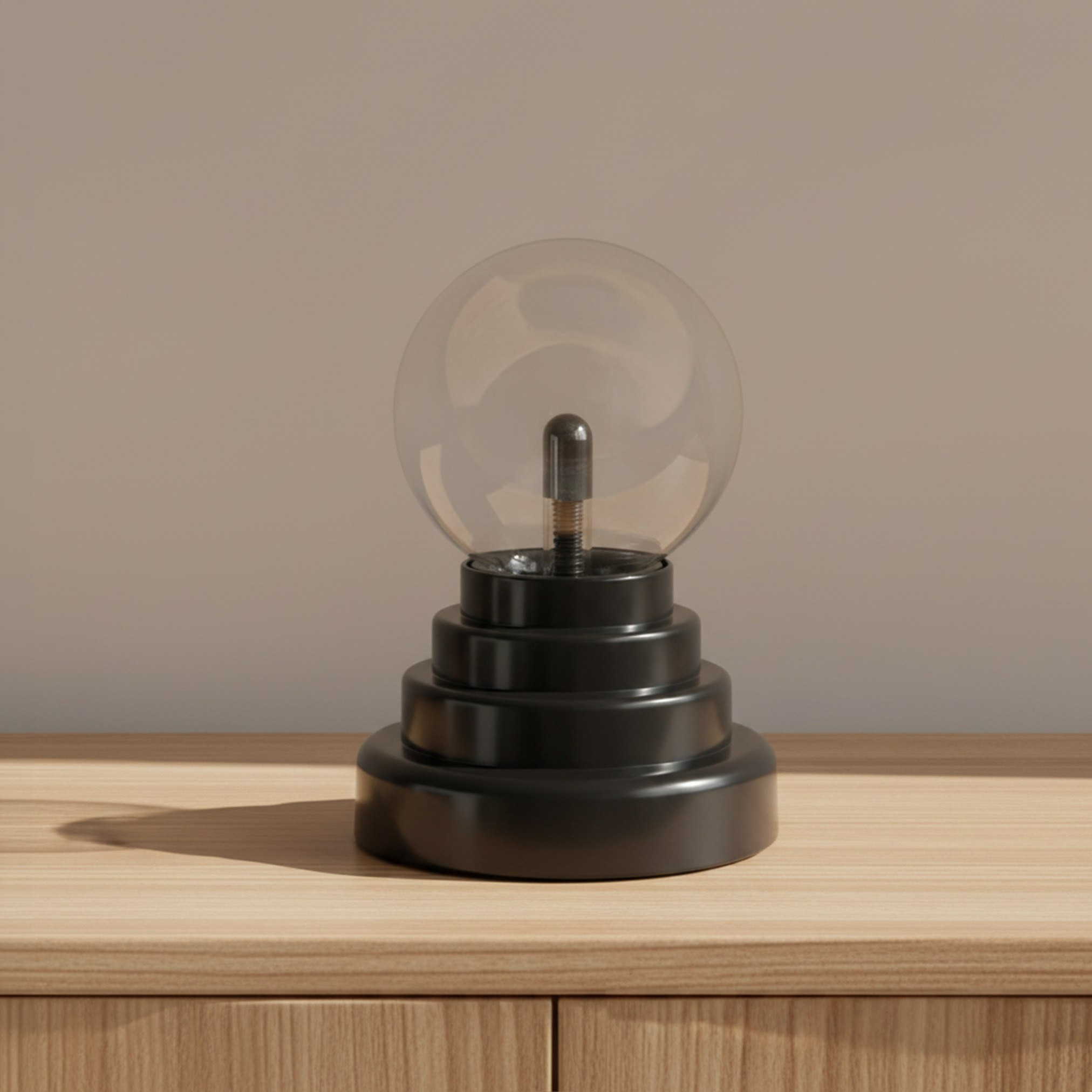 Arden Glass Plasma Orb with 4 AAA and 80 cm Charging Cable - 10x10x15 cm-hbxhomeware-hbxbedroom-image-1