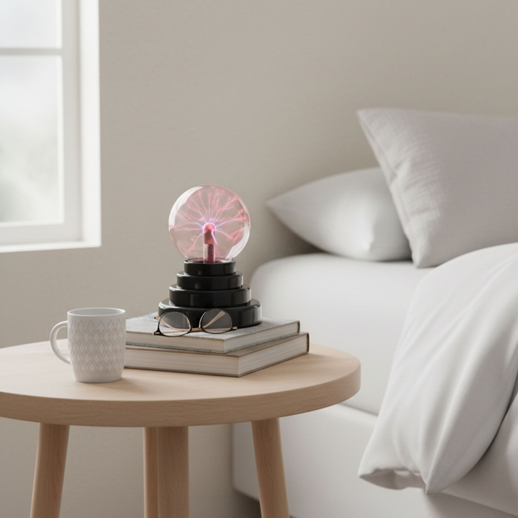 Arden Glass Plasma Orb with 4 AAA and 80 cm Charging Cable - 10x10x15 cm-hbxhomeware-hbxbedroom-image-4