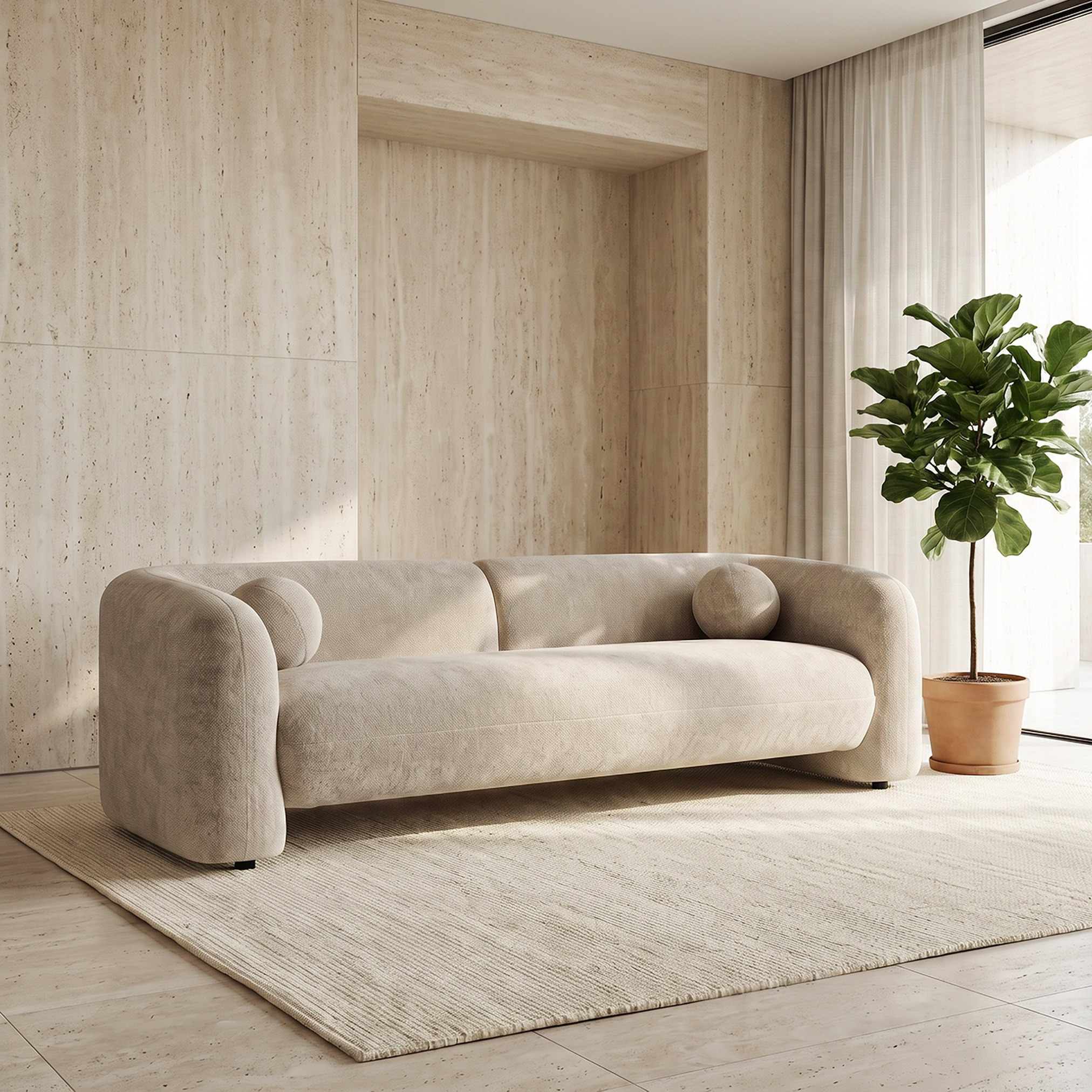 Barcelo NXT 3-Seater Fabric Sofa with 2 Round Cushions-hbxlivingroom-sofasandarmchairs-sofas-image-2