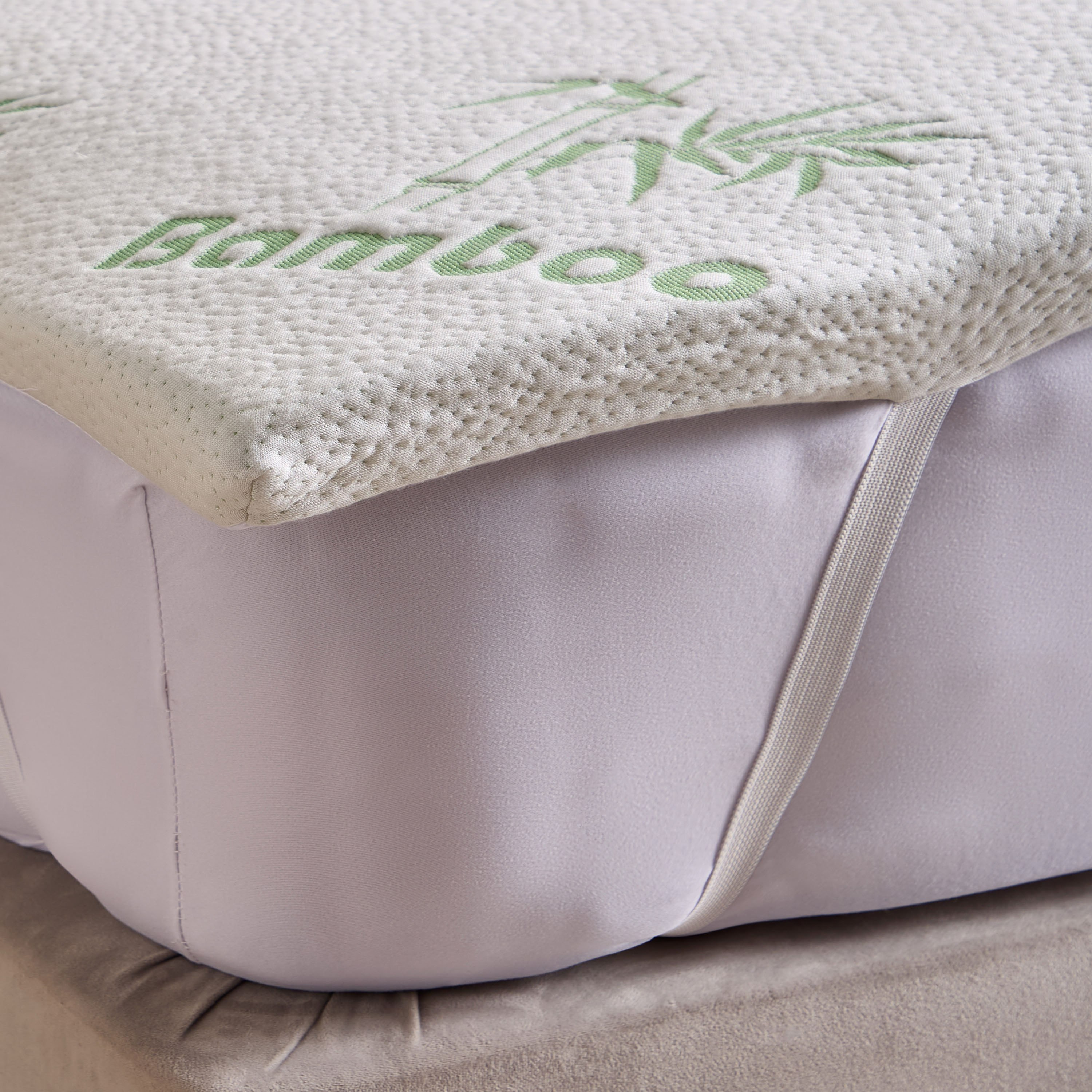 Bamboo Memory Foam Twin Mattress Topper - 120x200+4 cm-hbxhomeware-hbxkidsandyouth-image-4