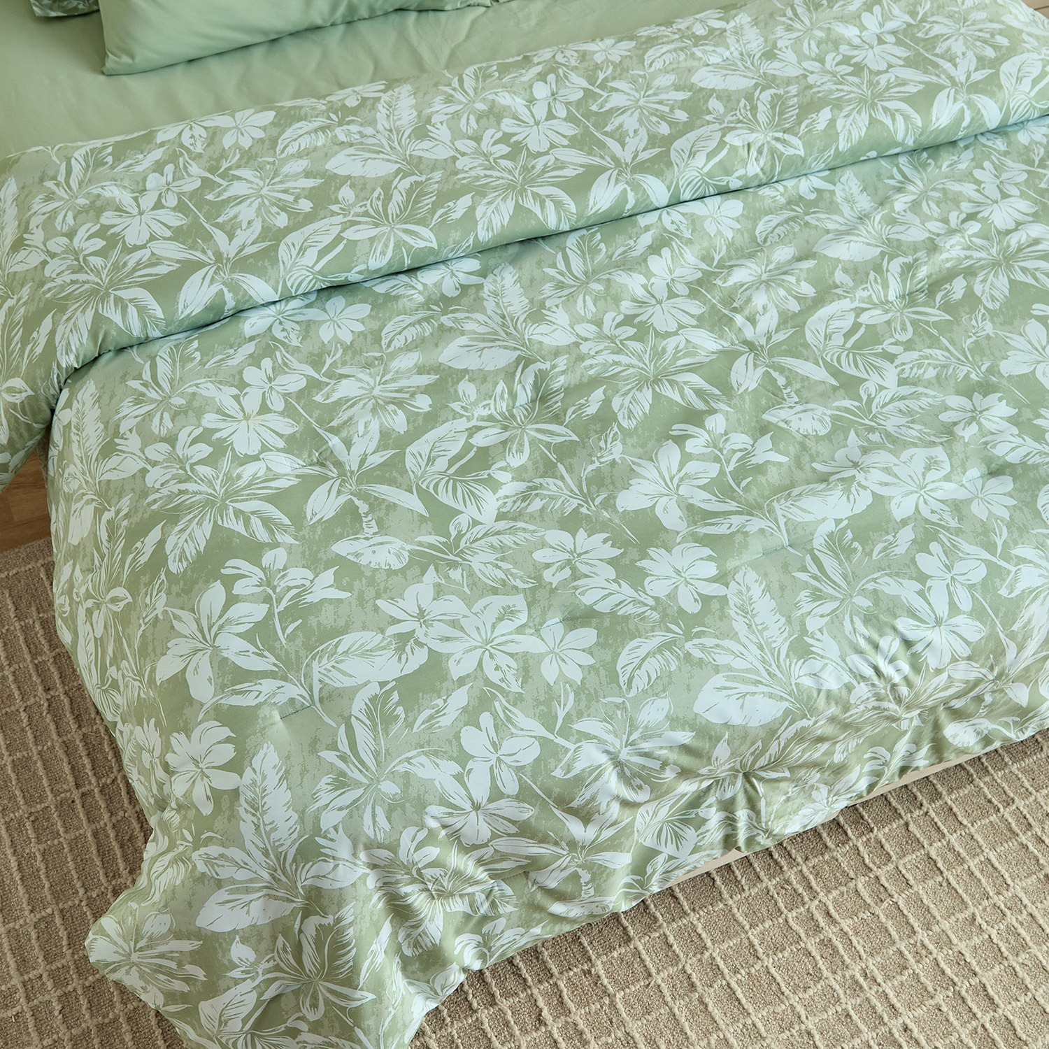 Hampton 6-Piece Microfibre Printed Twin Comforter Set - 160x220 cm-hbxhomeware-hbxbedroom-image-4