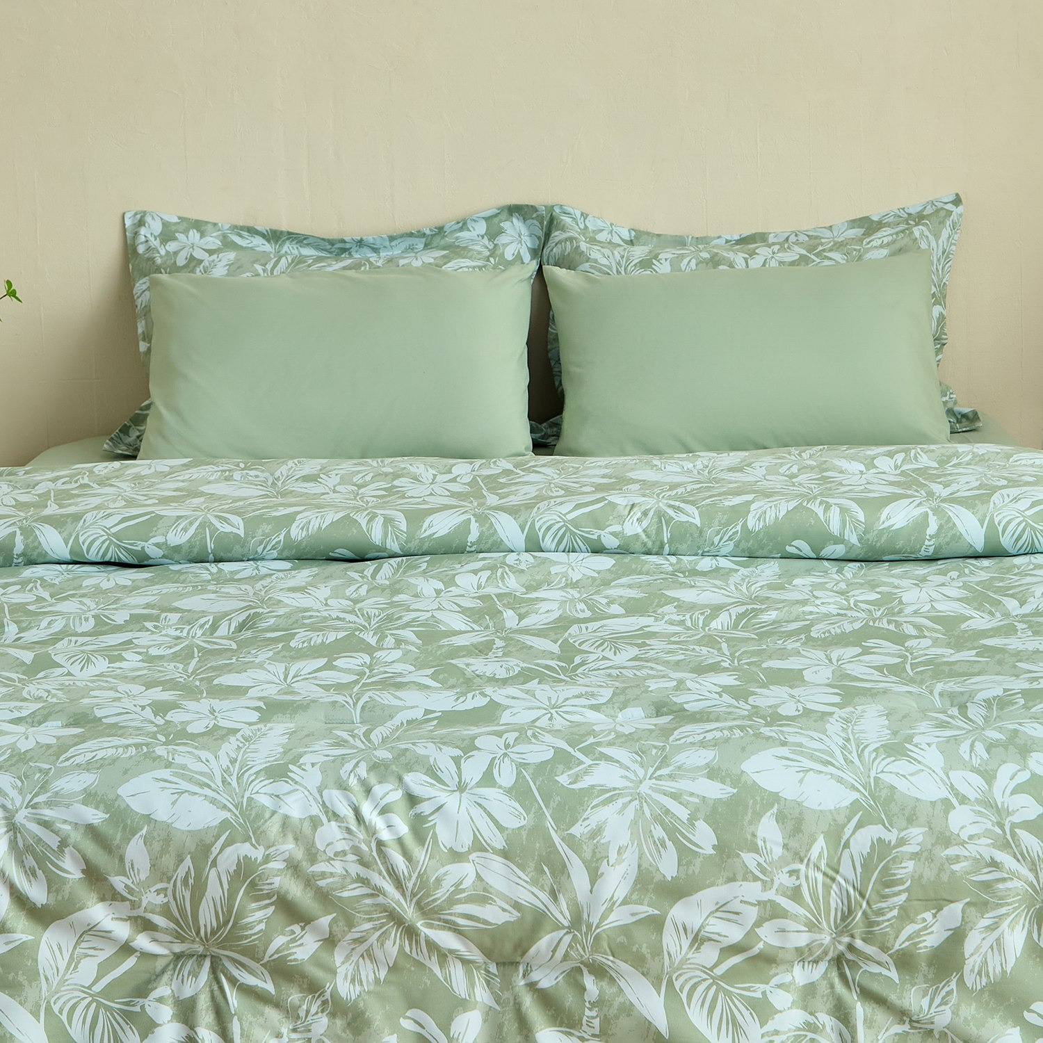 Hampton 6-Piece Microfibre Printed King Comforter Set - 220x240 cm-hbxhomeware-hbxbedroom-image-2