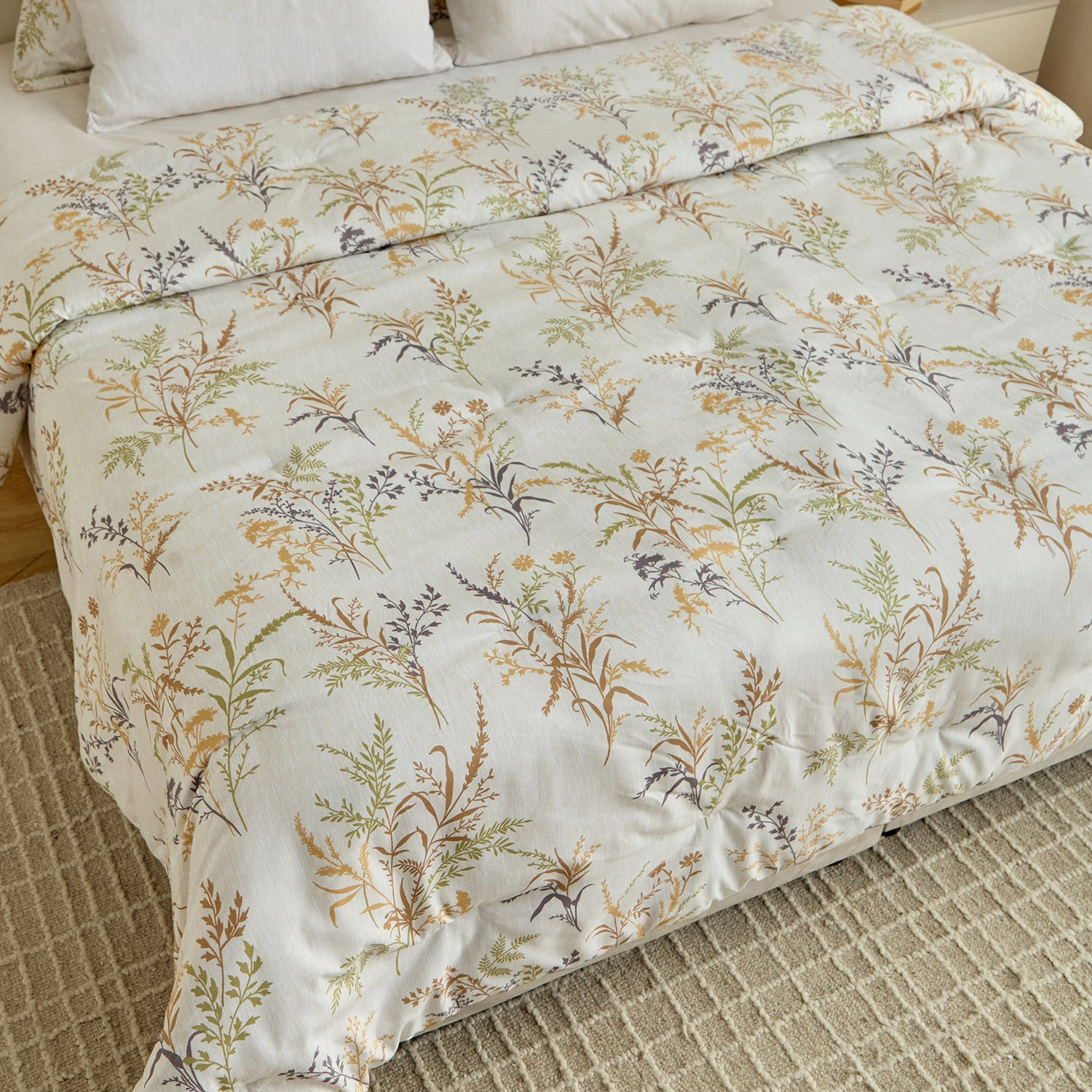Hampton 6-Piece Microfibre Printed Twin Comforter Set - 160x220 cm-hbxhomeware-hbxbedroom-image-4