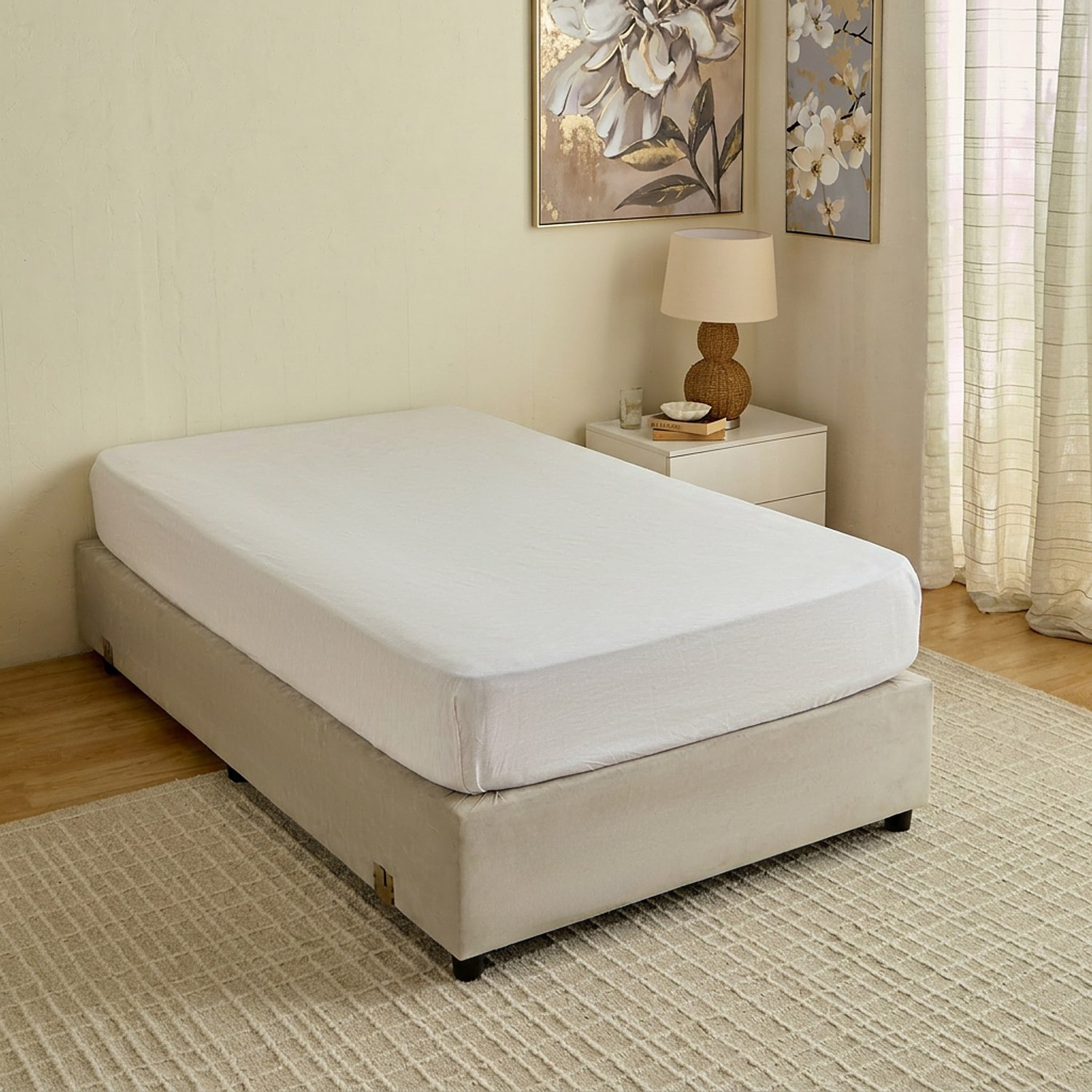 Hampton 6-Piece Microfibre Printed Twin Comforter Set - 160x220 cm-hbxhomeware-hbxbedroom-image-5