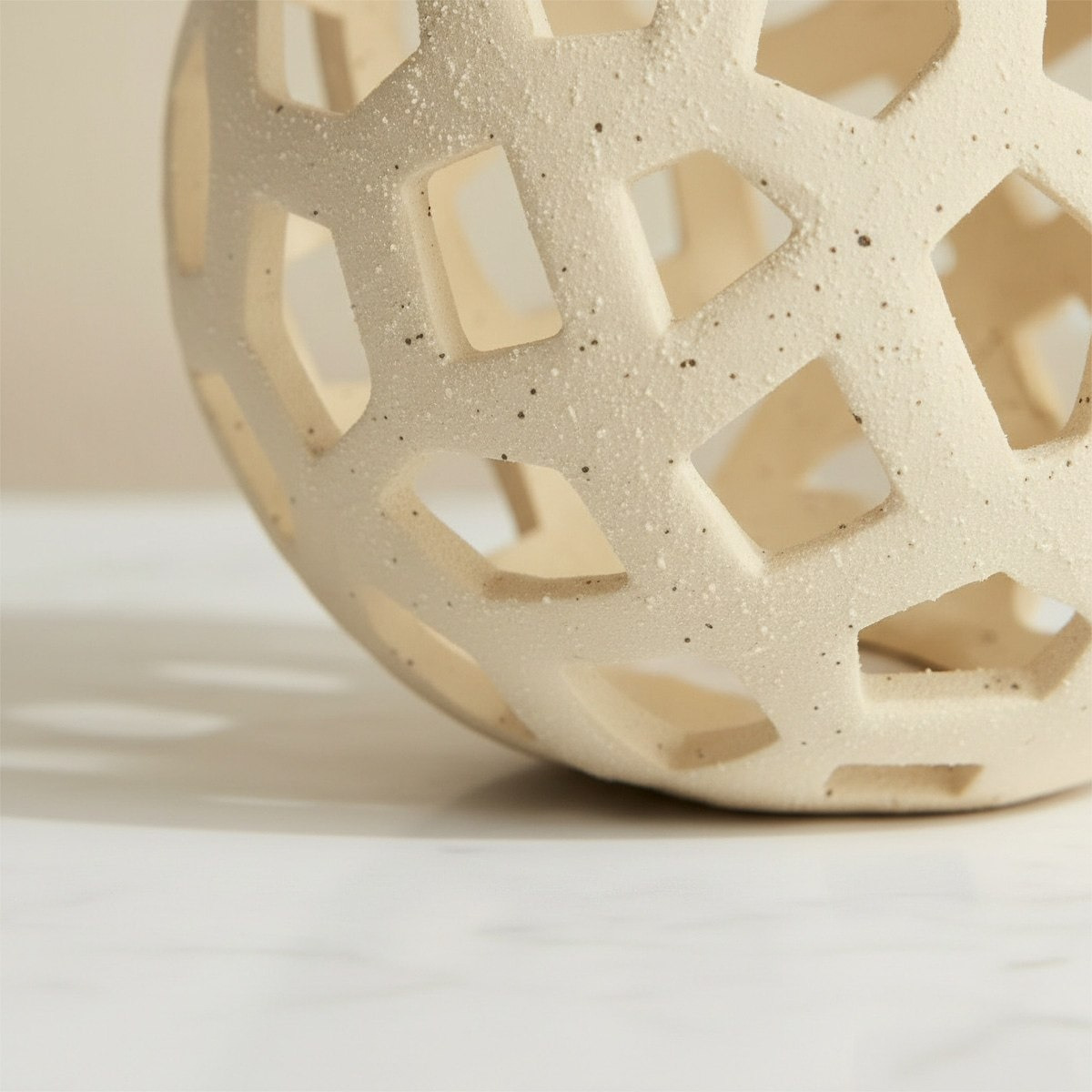 Umber Sansa Riwaq Decorative Ceramic Orb - 13x13x12 cm-hbxhomeware-homedecor-figurinesandornaments-image-3
