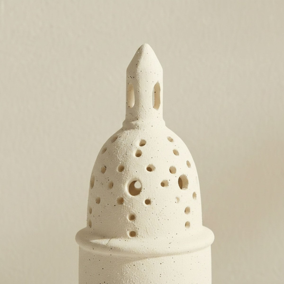 Umber Sansa Riwaq Ceramic Decorative Minaret Accent - 9.5x9.5x34.2 cm-hbxhomeware-homedecor-figurinesandornaments-image-2