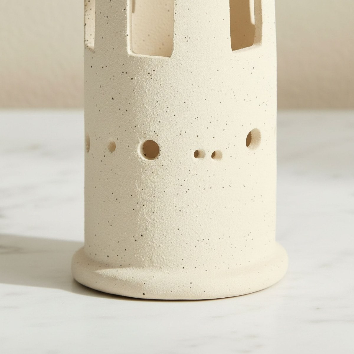Umber Sansa Riwaq Ceramic Decorative Minaret Accent - 9.5x9.5x34.2 cm-hbxhomeware-homedecor-figurinesandornaments-image-3