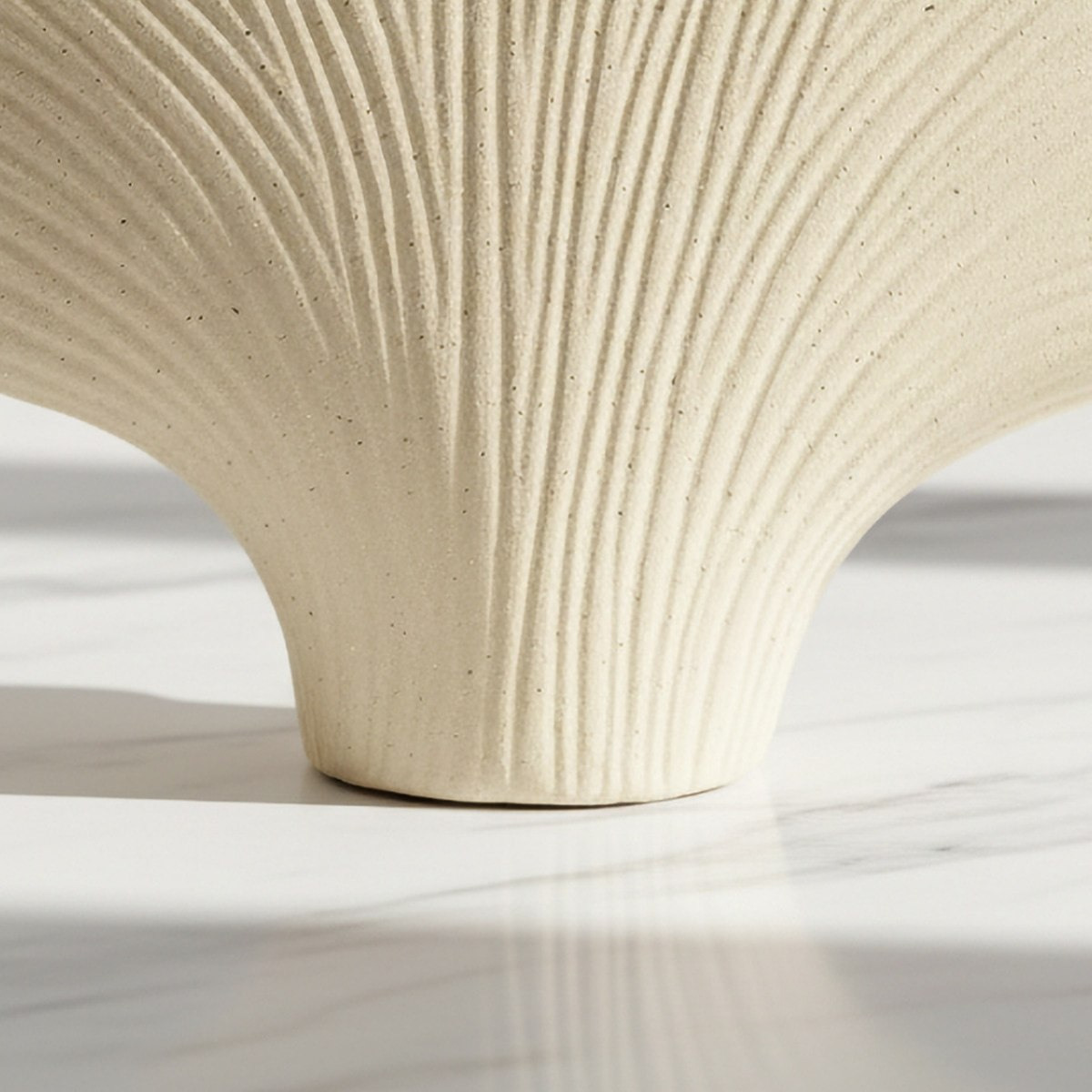 Sansa Riwaq Umber Ceramic Decorative Ginkgo Leaf Vase - 29.5x7.5x22 cm-hbxbedroom-decorandaccessories-vases-image-3