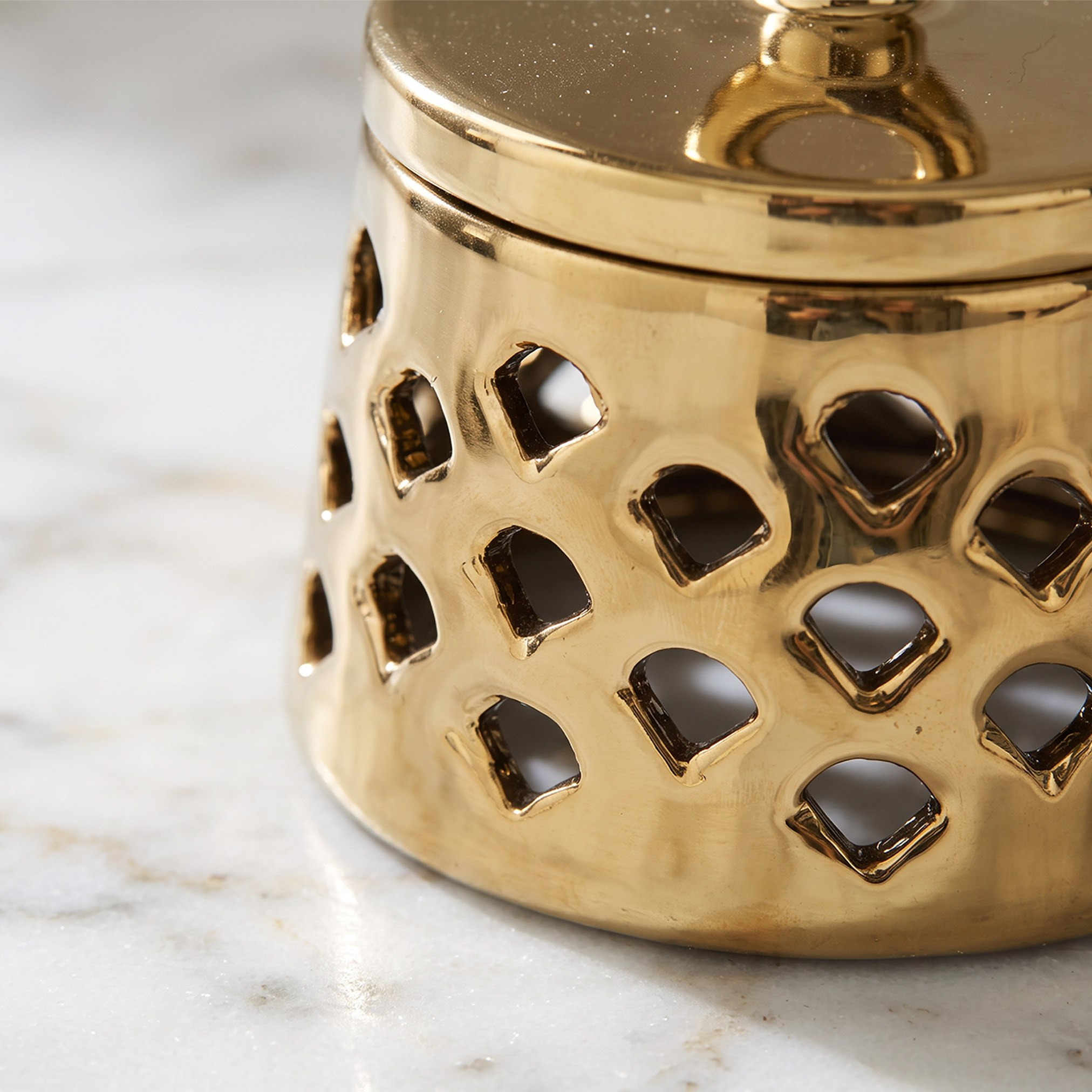 Aurum Sansa Dune Ceramic Decorative Box - 13.5x13.5x14.8 cm-hbxhomeware-homedecor-figurinesandornaments-image-3