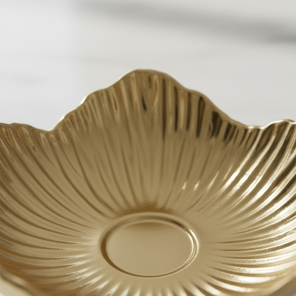 Aurum Sansa Dune Ceramic Decorative Footed Bowl - 24.5x24.5x13 cm-hbxdecorandfurnishings-homeaccessories-bowls-image-2