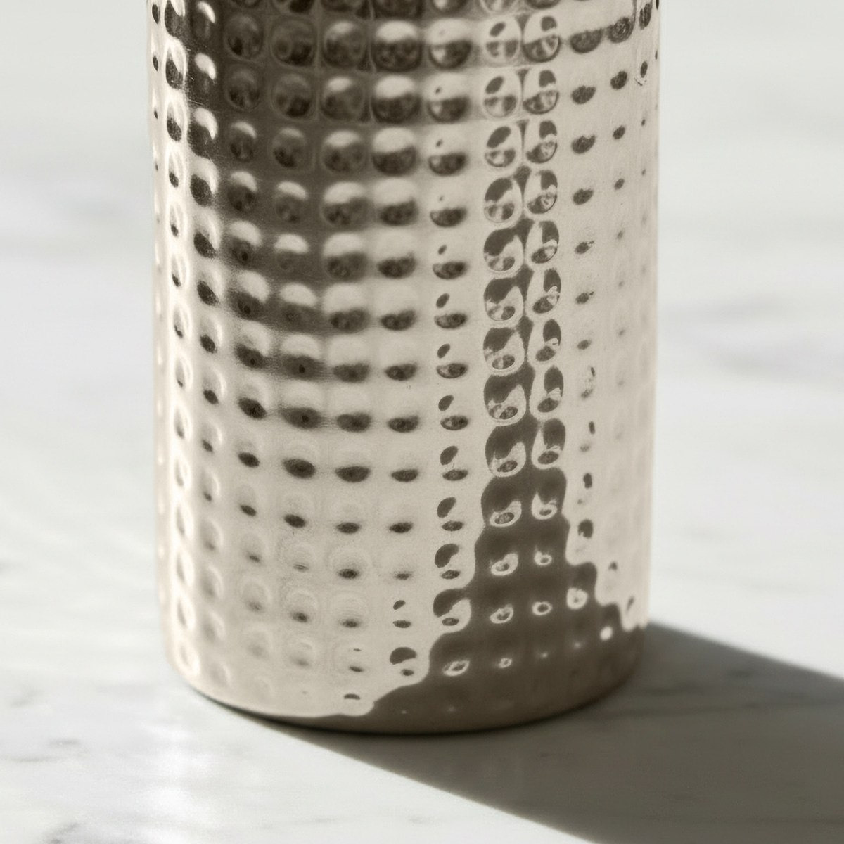 Aurum Sansa-Dune Ceramic Decorative Pillar Candleholder - 6.5x6.5x11 cm-hbxlivingroom-decorandaccessories-candleholders-image-4