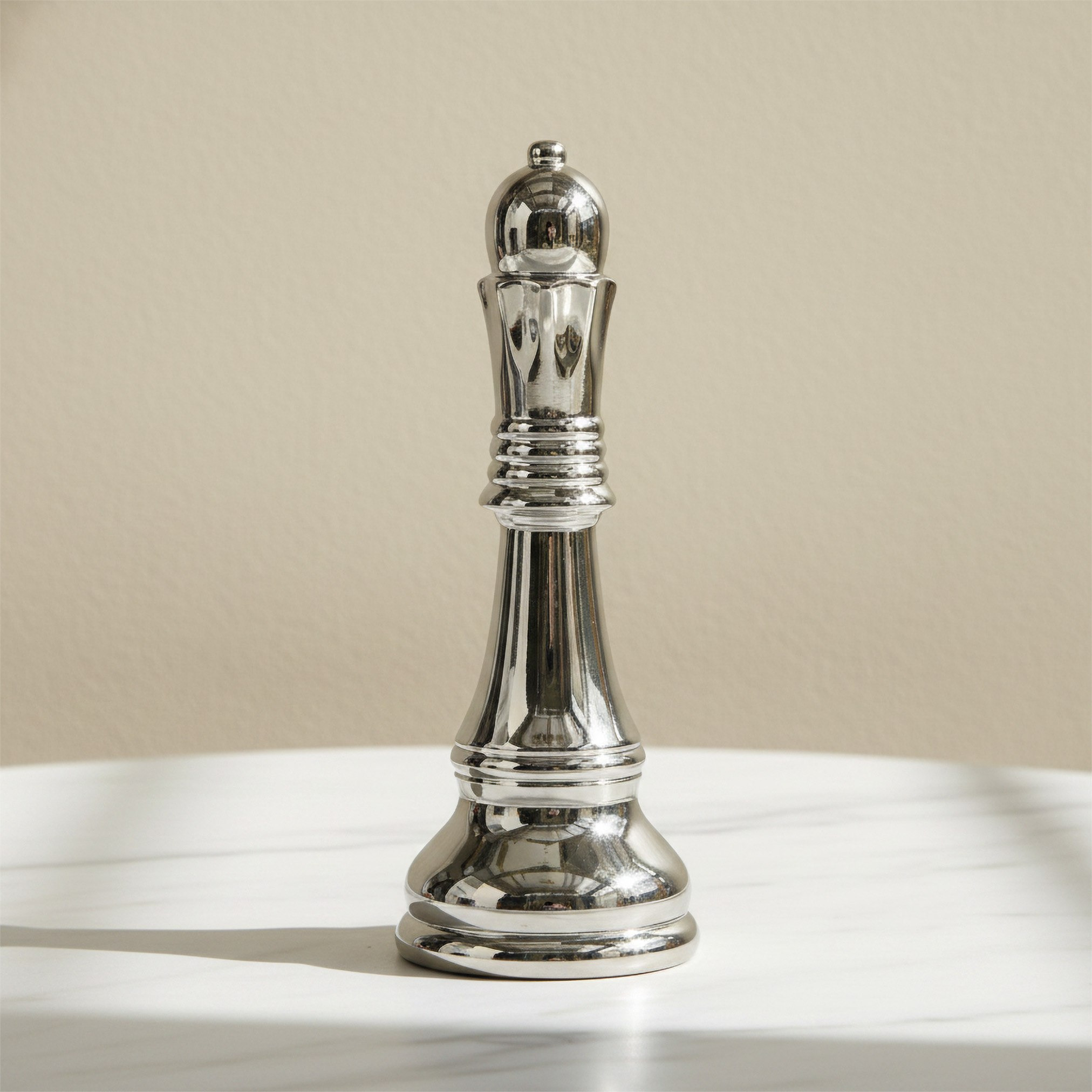 Aurum Sansa Dune Ceramic Decorative Queen Chess - 14x14x37 cm-hbxhomeware-homedecor-figurinesandornaments-image-1