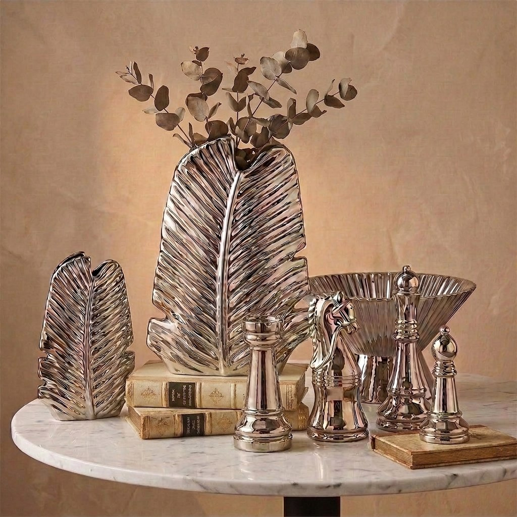 Aurum Sansa Dune Ceramic Decorative Queen Chess - 14x14x37 cm-hbxhomeware-homedecor-figurinesandornaments-image-4