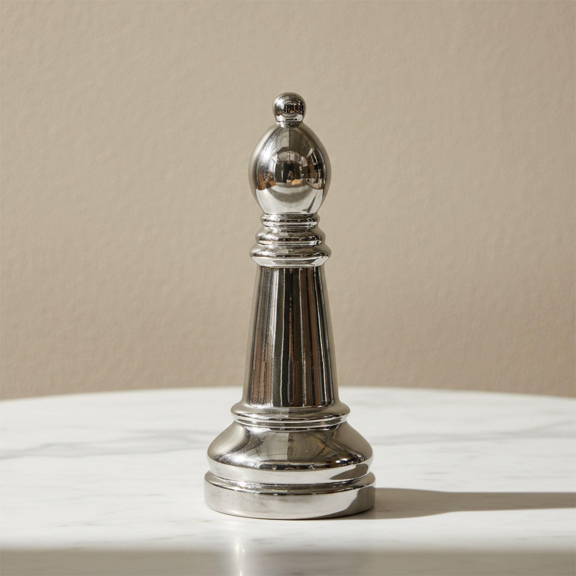 Aurum Sansa Dune Ceramic Decorative Bishop Chess - 13.5x13.5x32 cm-hbxhomeware-homedecor-figurinesandornaments-image-1