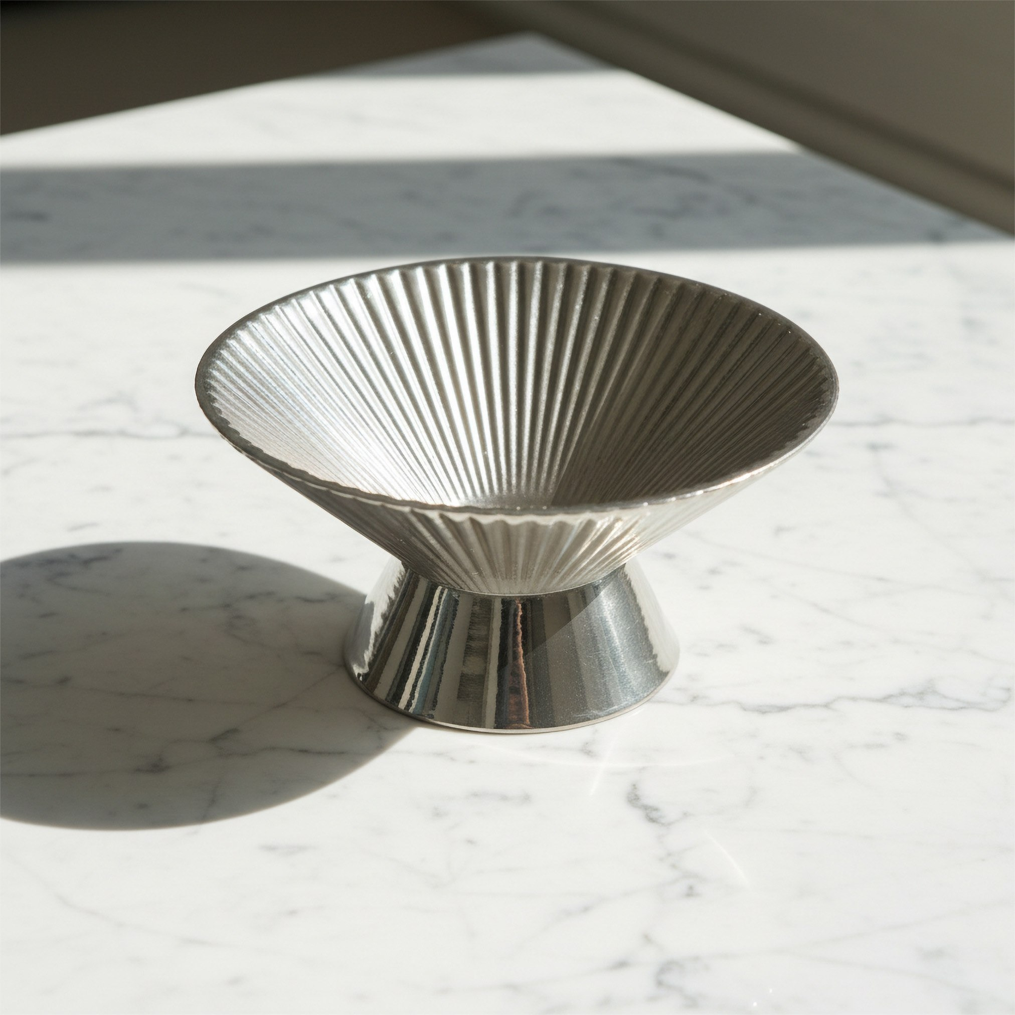 Aurum Sansa Dune Ceramic Decorative Footed Bowl - 22.5x22.5x11.2 cm-hbxdecorandfurnishings-homeaccessories-bowls-image-1