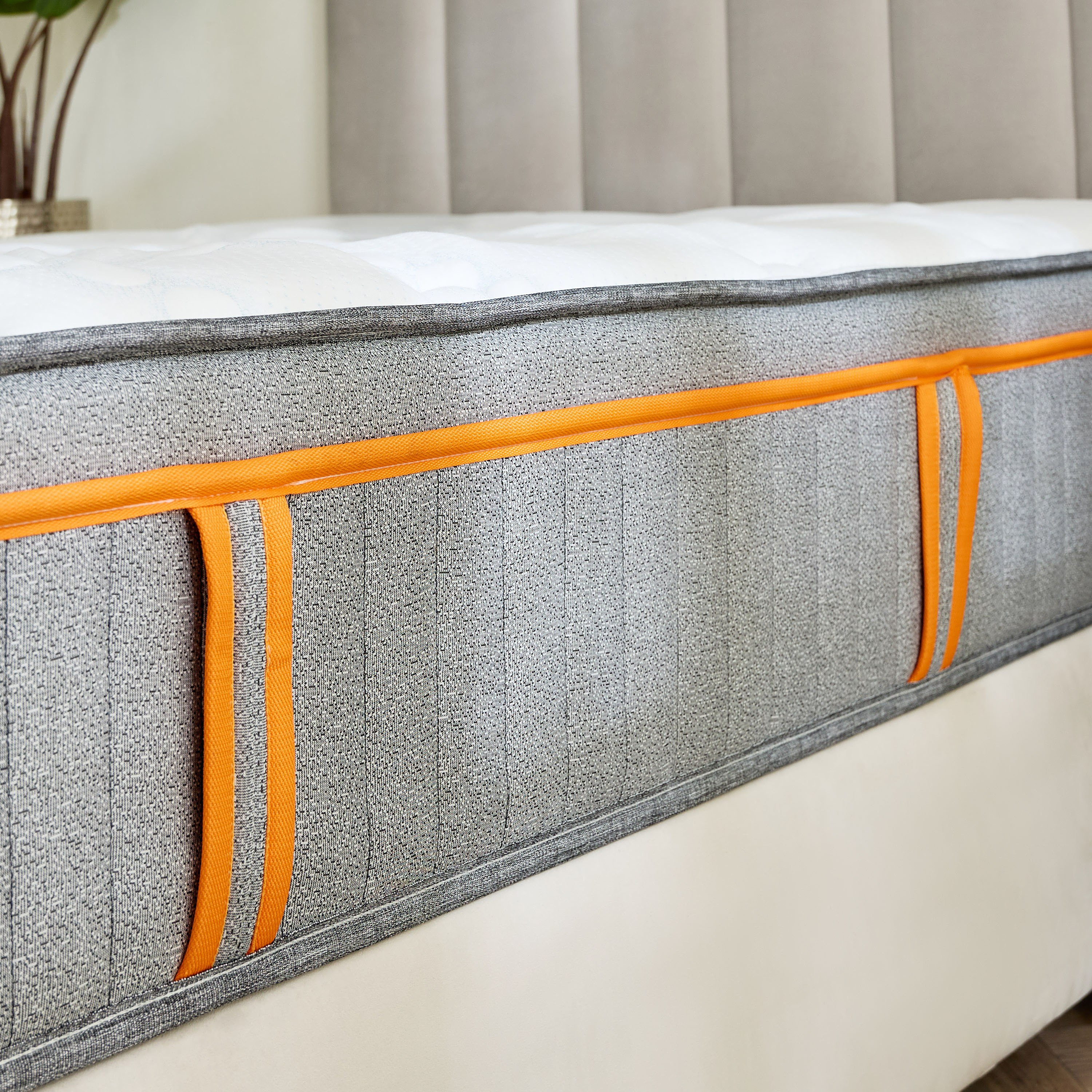 iSerenity High Resilience Bonnell Spring Firm Single Mattress - 90x190 cm-hbxfurniture-bedroom-mattresses-single-image-7