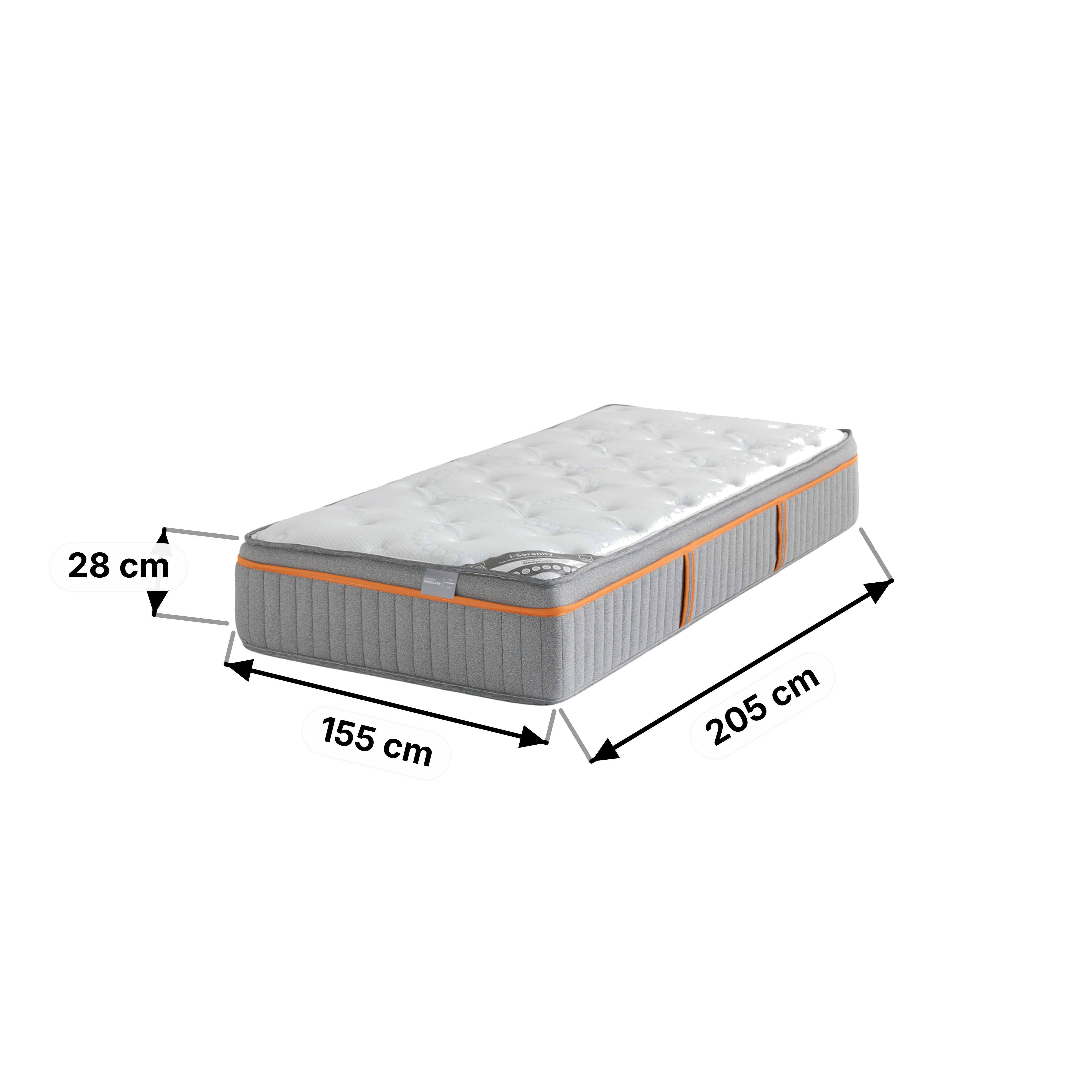 iSerenity High Resilience Bonnell Spring Firm Queen Mattress - 155x205 cm-hbxbedroom-mattresses-queen-image-15