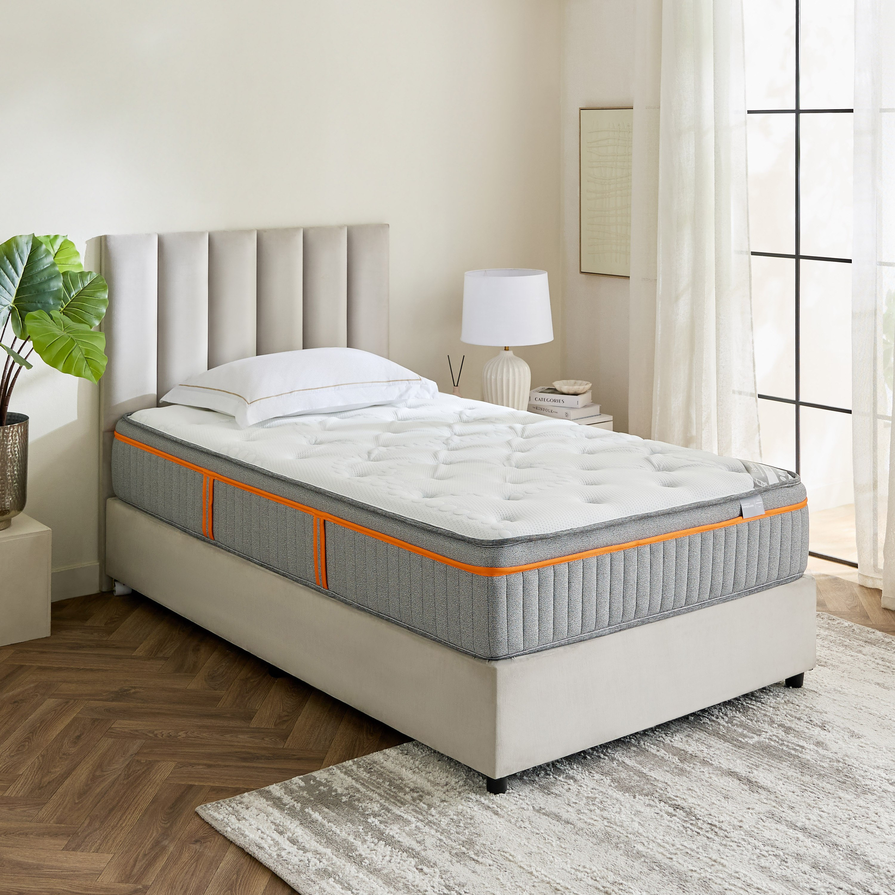 iSerenity High Resilience Bonnell Spring Firm Queen Mattress - 155x205 cm-hbxbedroom-mattresses-queen-image-9