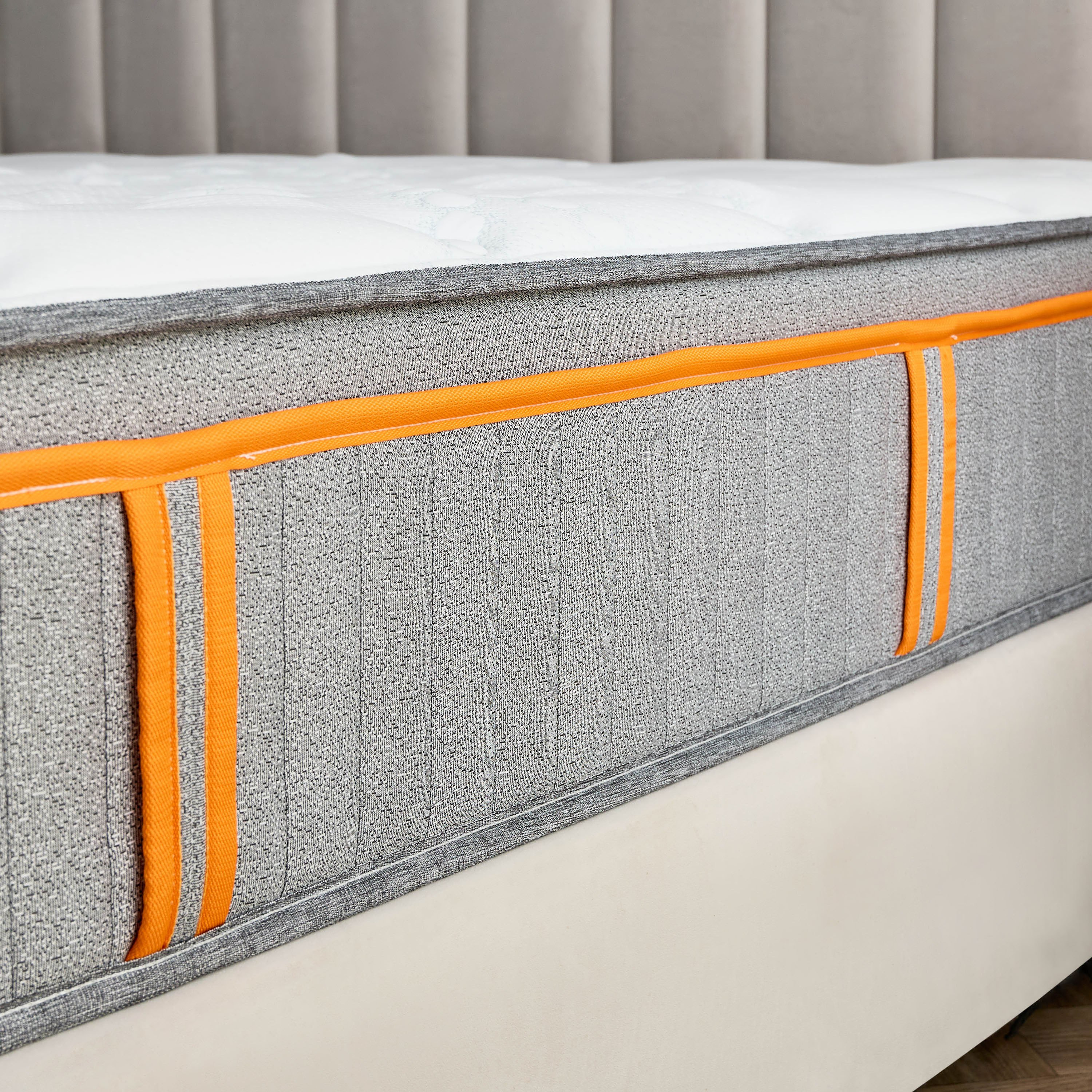 iSerenity High Resilience Bonnell Spring Firm King Mattress - 180x200x28 cm-hbxfurniture-mattresses-king-image-8