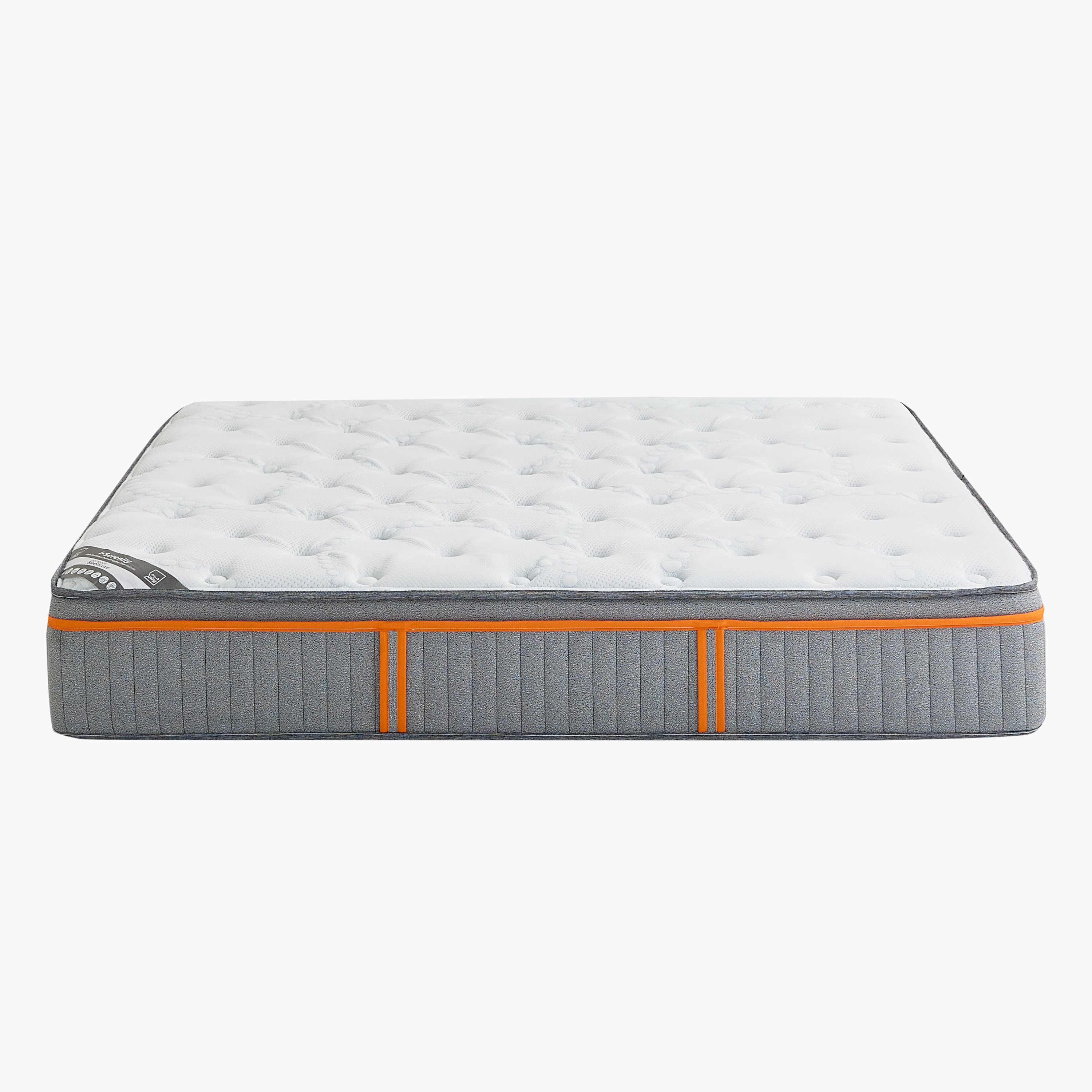 iSerenity High Resilience Bonnell Spring Firm King Mattress - 180x210x28 cm-hbxfurniture-mattresses-king-image-12