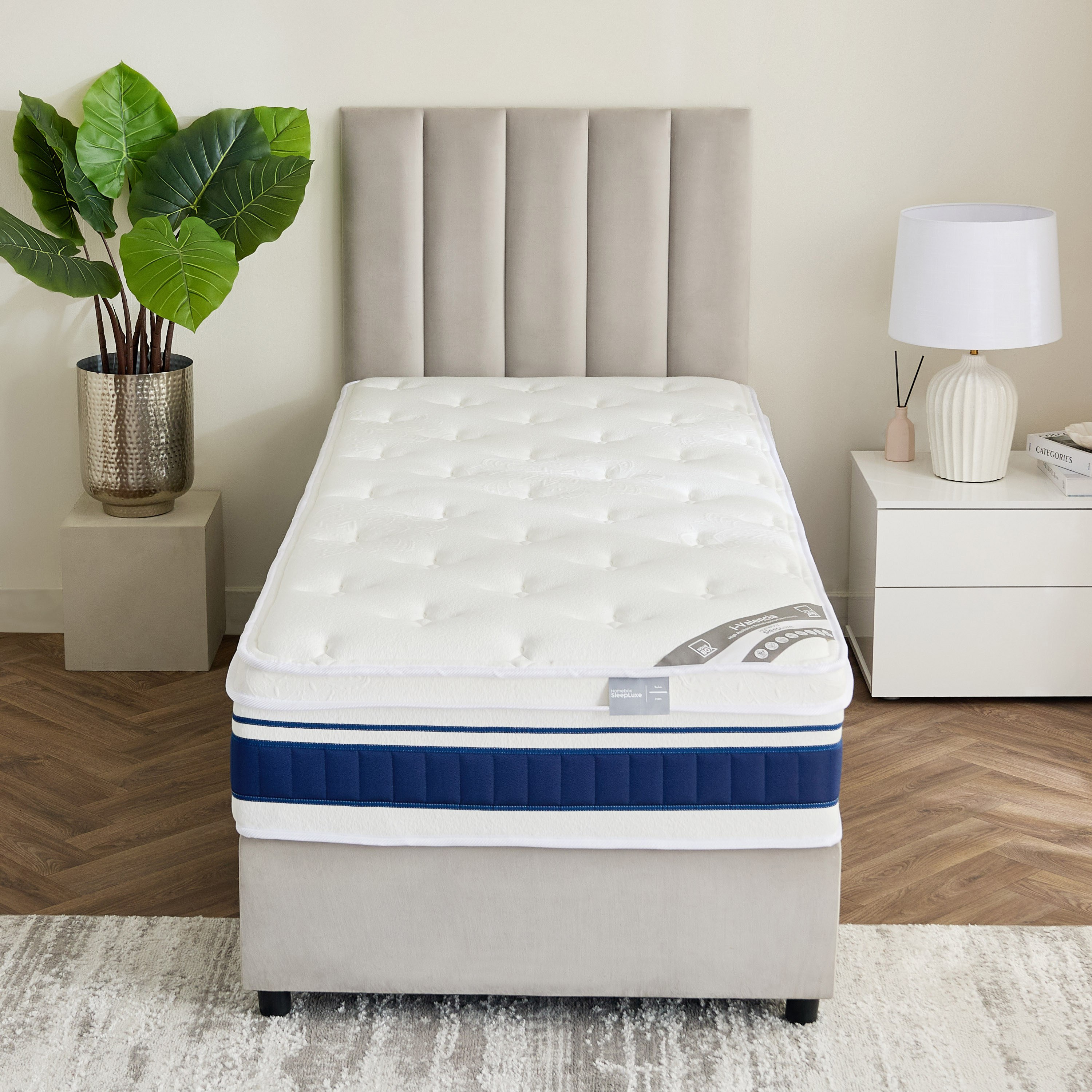 iValencia High Resilience Bonnell Spring Firm Single Mattress - 90x190x30 cm-hbxfurniture-bedroom-mattresses-single-image-3
