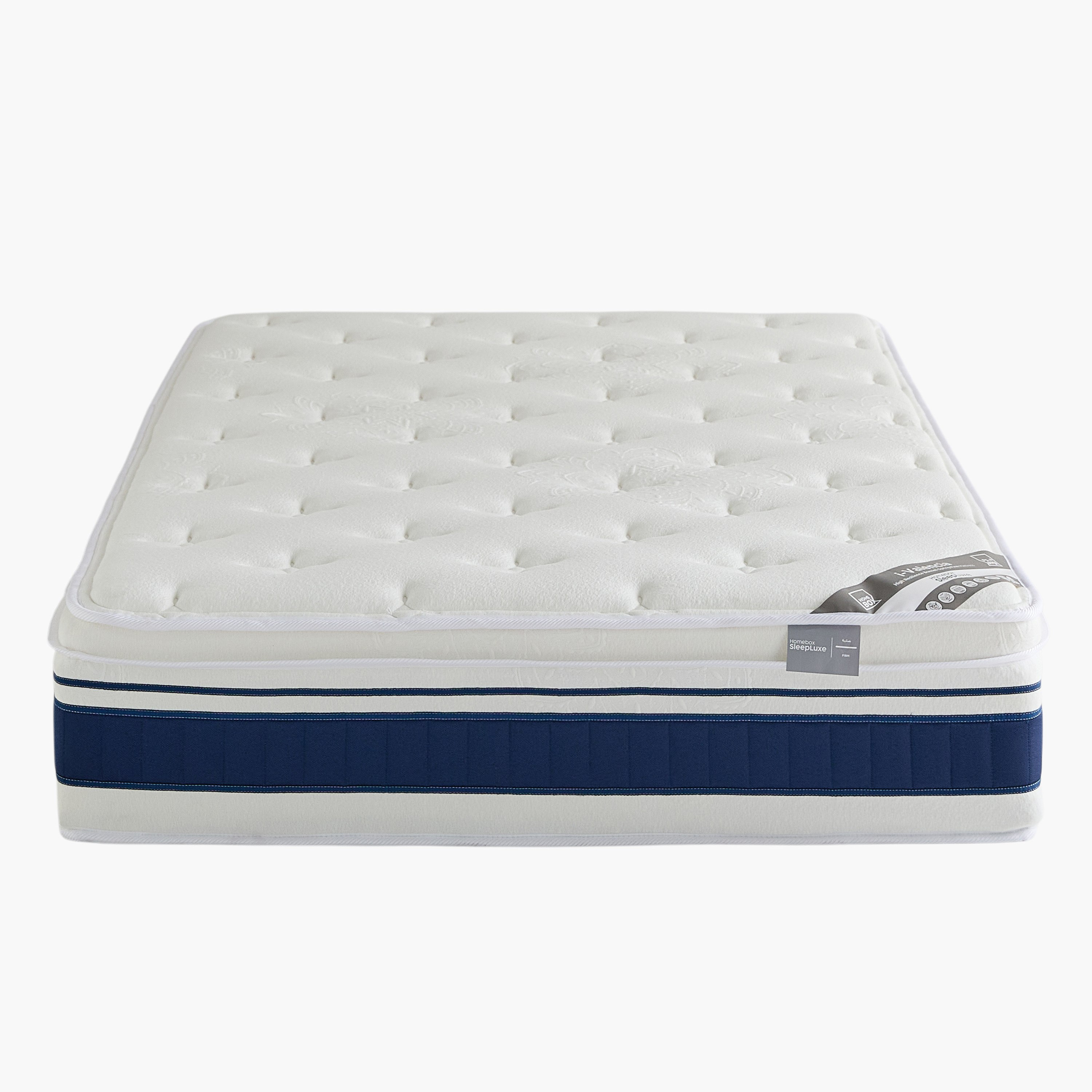 مرتبة كوين صلبة عالية المرونة بنوابض حلزونية من آي فالنسيا - 160x200x30 سم-hbxbedroom-mattresses-queen-image-11