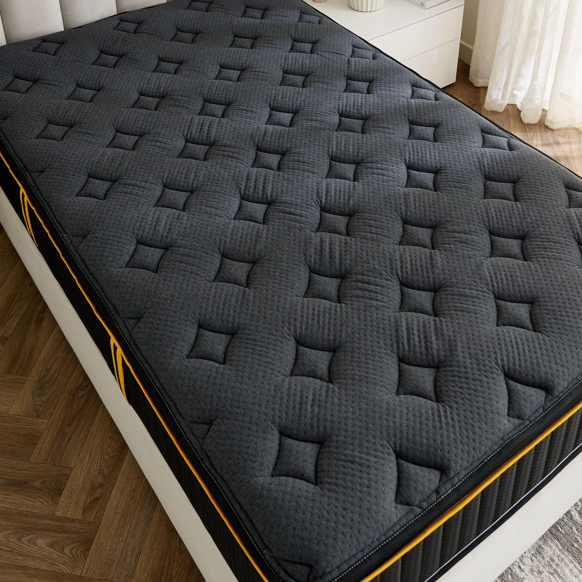 iZenith High Resilience Pocket Spring Memory Foam Twin Mattress - 120x200x30 cm-hbxfurniture-mattresses-twin-image-5