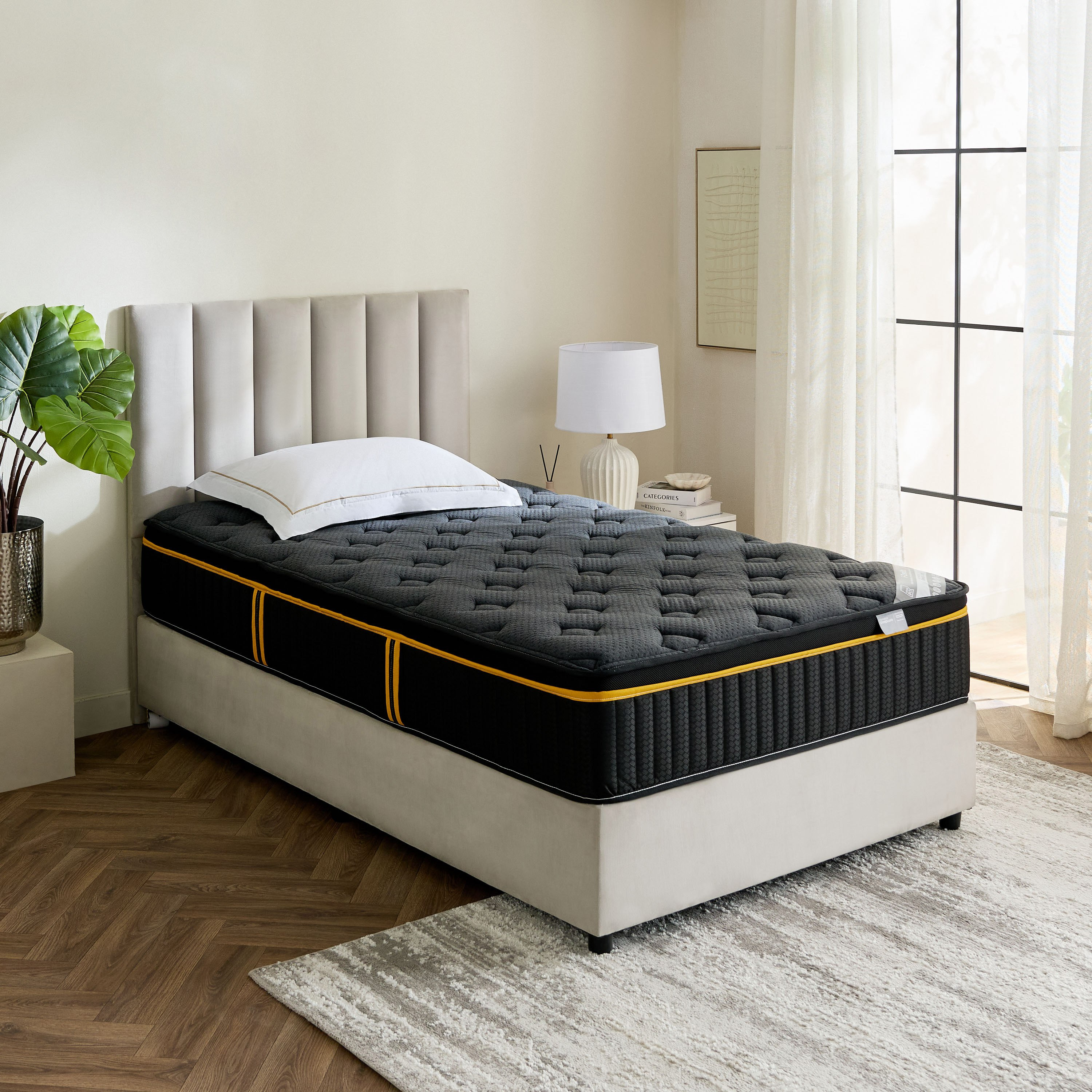iZenith High Resilience Pocket Spring Memory Foam Twin Mattress - 120x200x30 cm-hbxfurniture-mattresses-twin-image-9