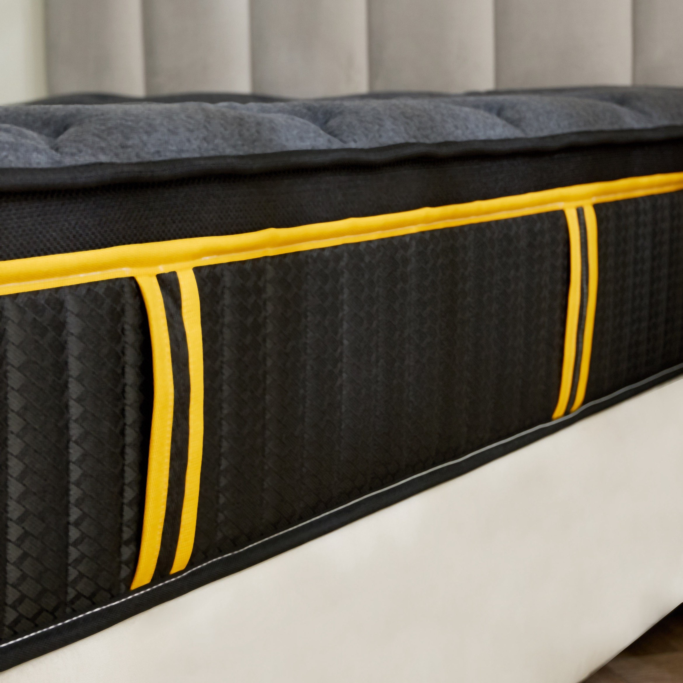 iZenith High Resilience Memory Foam Pocket Spring Queen Mattress - 140x200x30 cm-hbxbedroom-mattresses-queen-image-7
