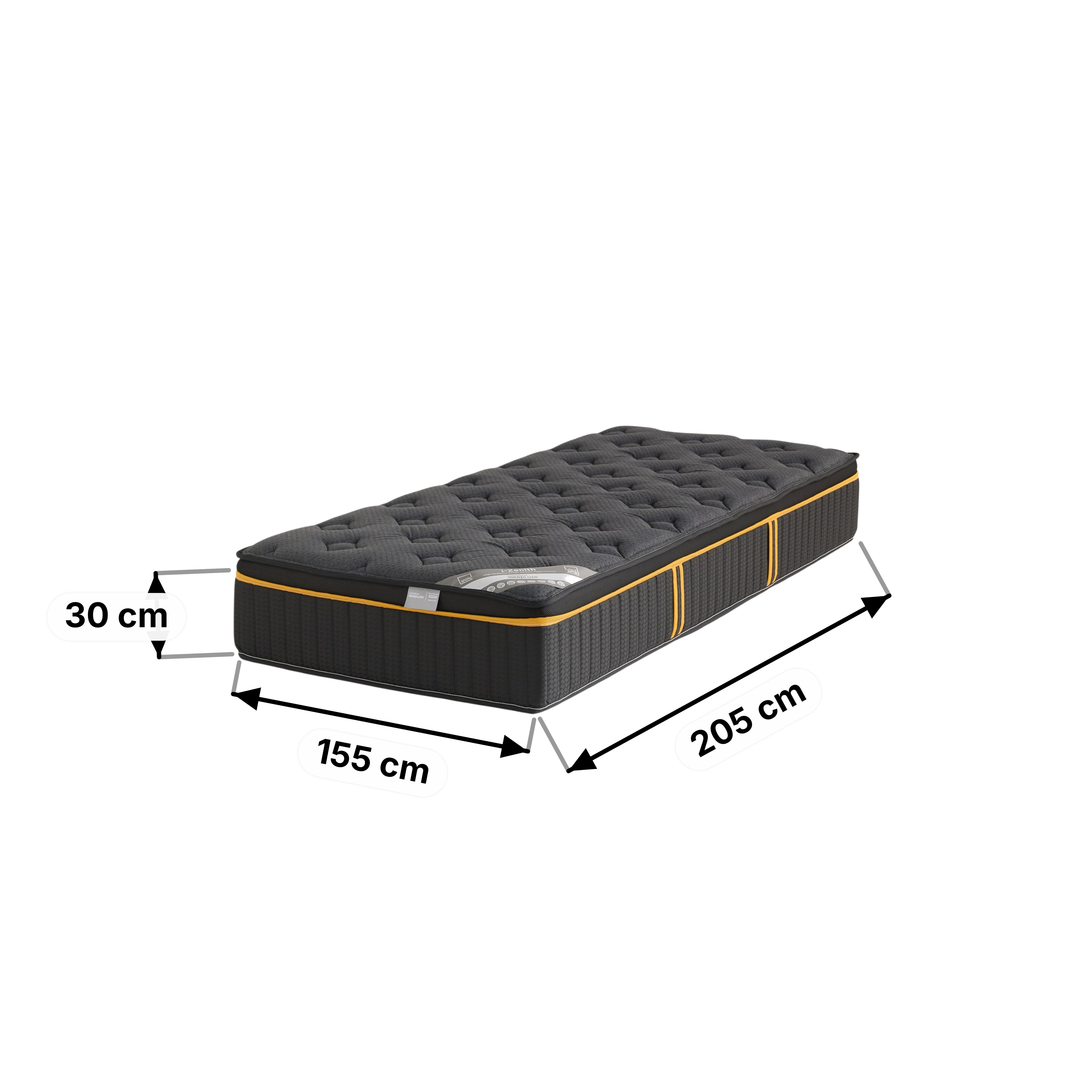 iZenith High Resilience Memory Foam Pocket Spring Queen Mattress - 155x205 cm-hbxbedroom-mattresses-queen-image-15