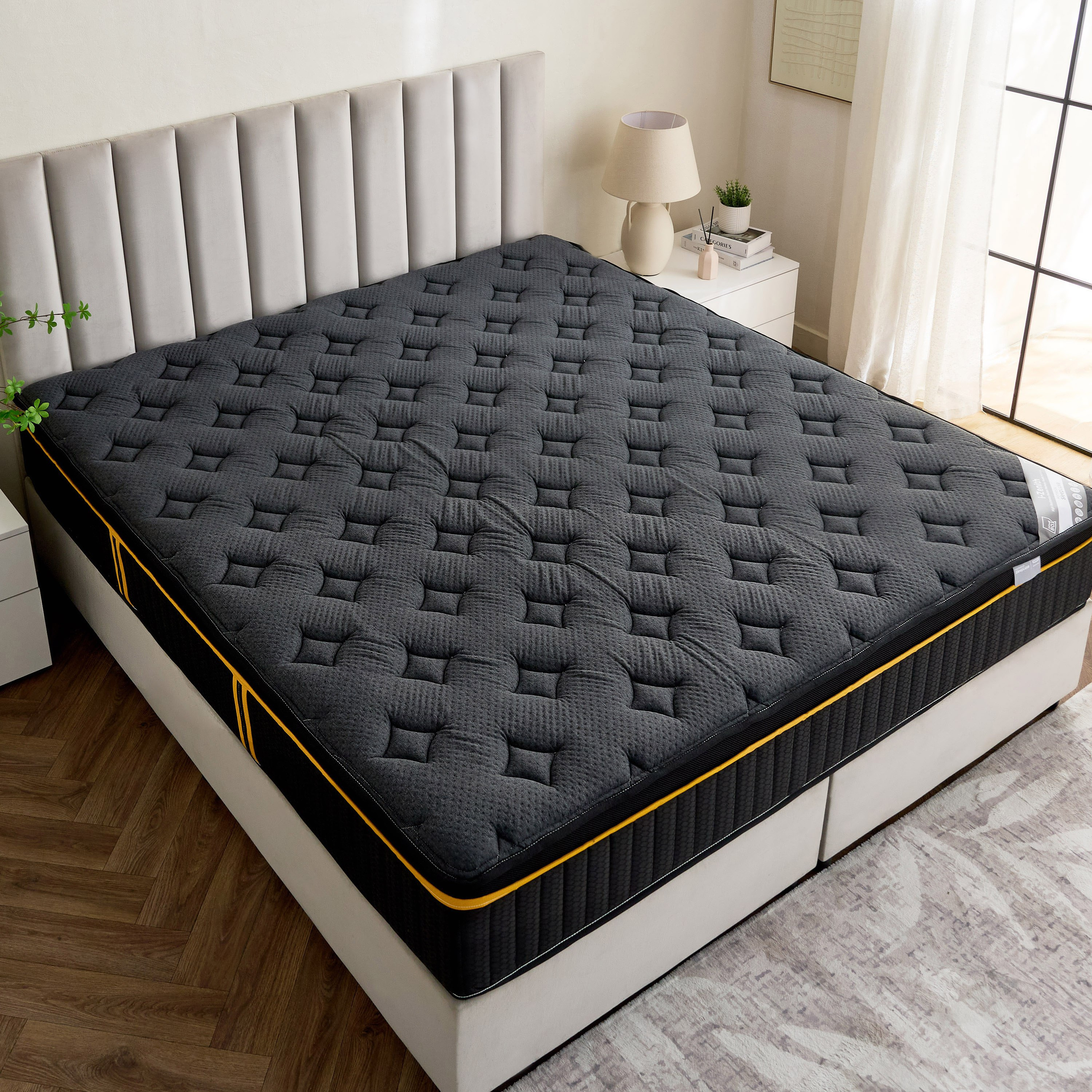 iZenith High Resilience Memory Foam Pocket Spring King Mattress - 180x200x30 cm-hbxfurniture-mattresses-king-image-5