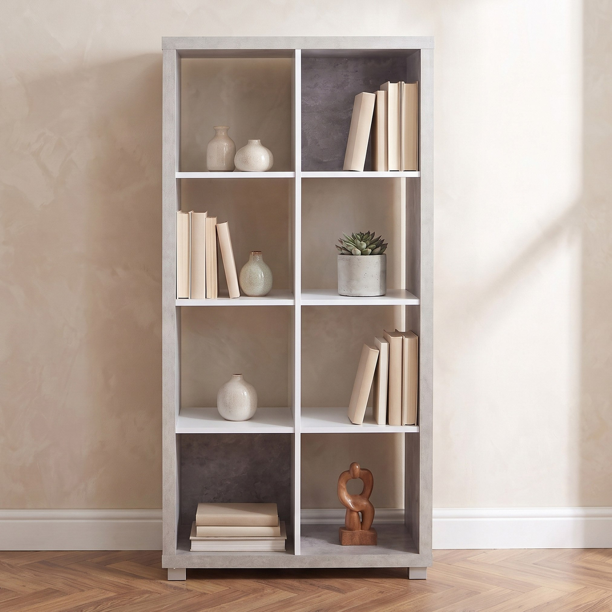 Alford Patara Nxt 8-Cube Divider Bookcase-hbxfurniture-office-bookcases-image-3