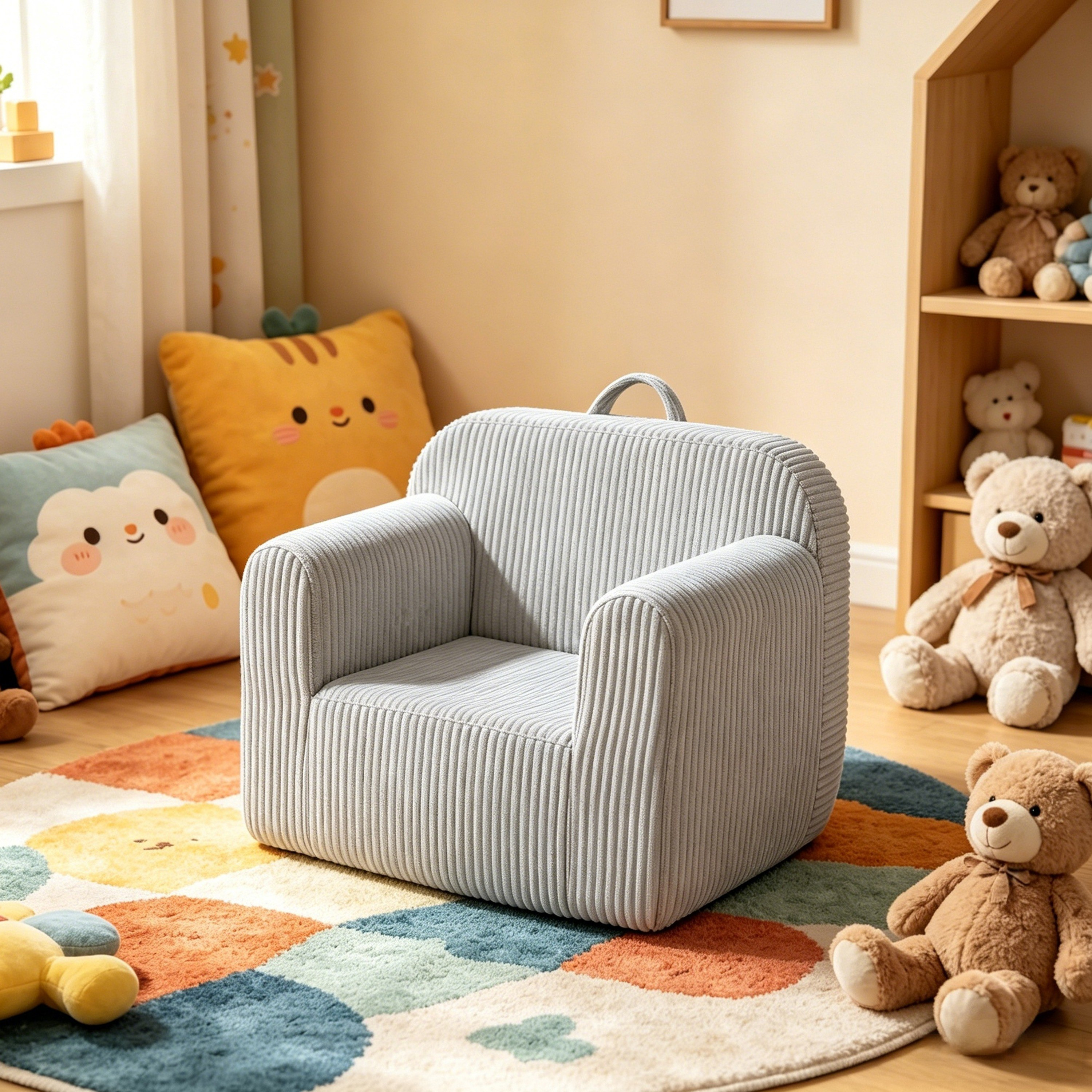 Plush Kids Armchair-hbxfurniture-kidsroom-studychairs-image-8