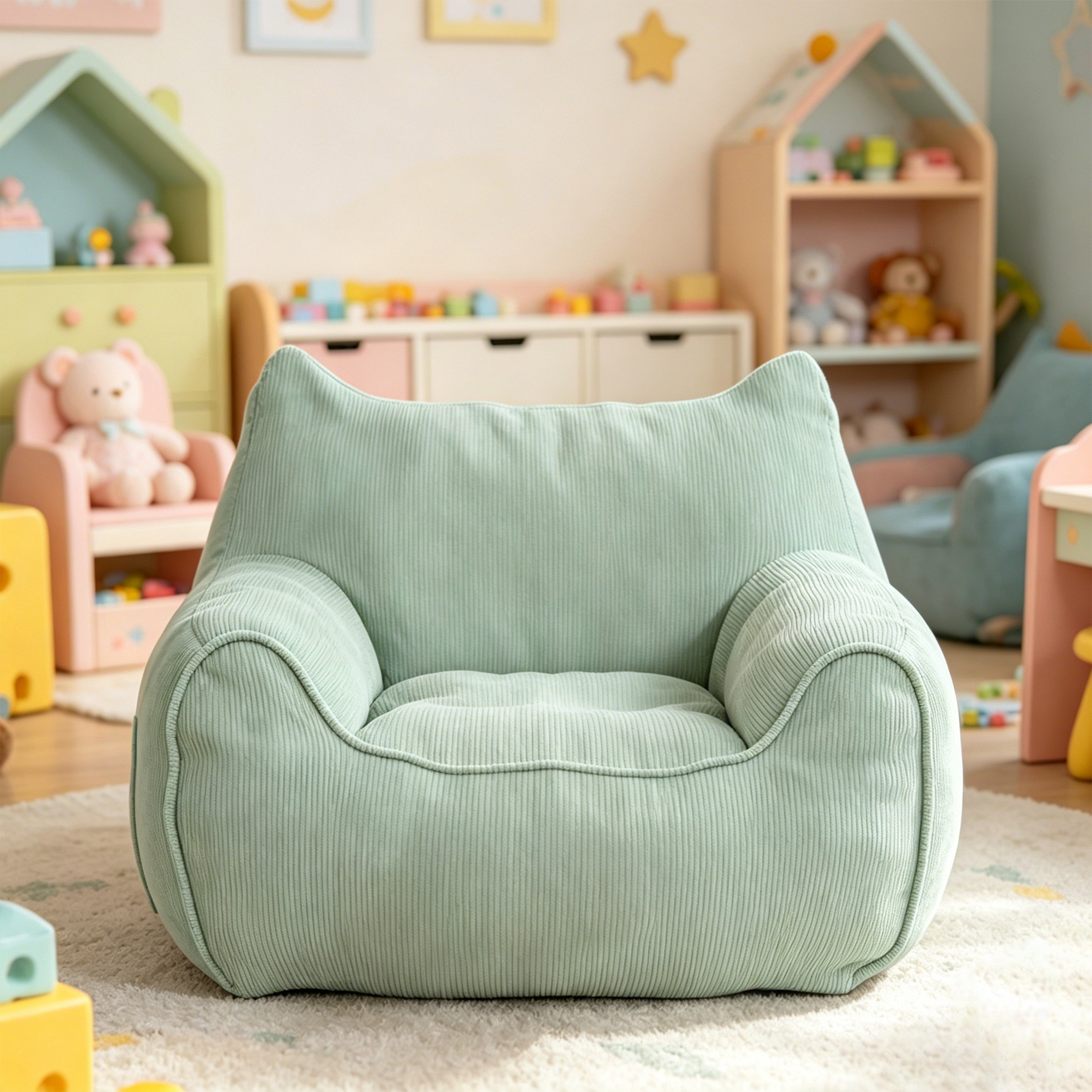 Comfy Plush Kids Armchair-hbxfurniture-kidsroom-studychairs-image-1