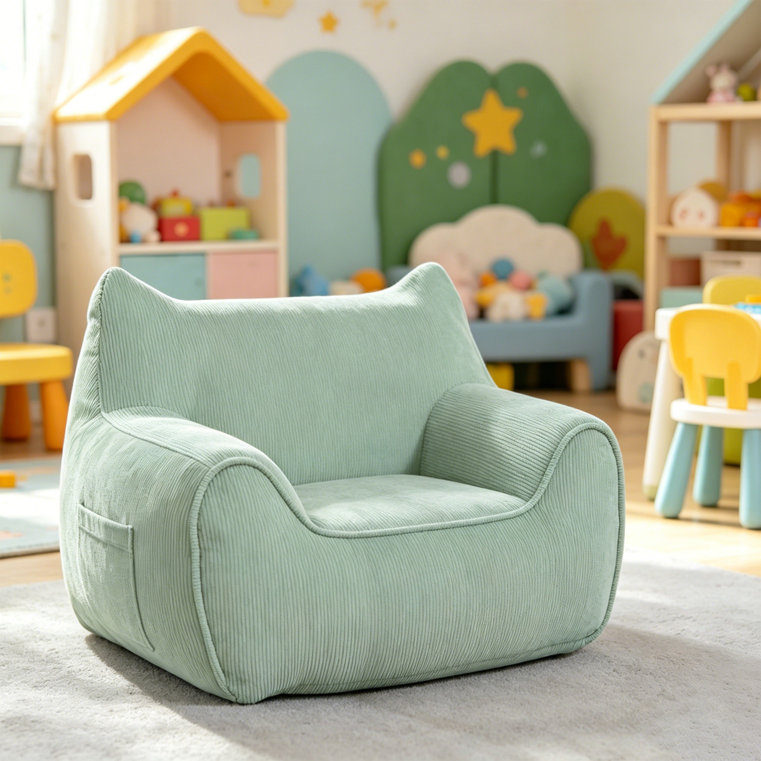 Comfy Plush Kids Armchair-hbxfurniture-kidsroom-studychairs-image-2
