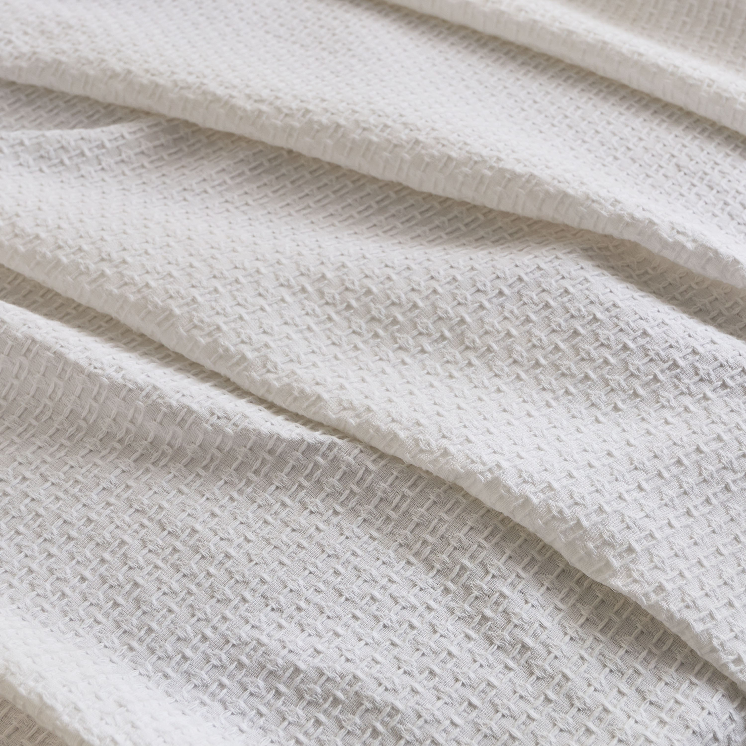 بطانية خفيفة قطن بتصميم الوافل دوما من ألبانيا - 130x170 سم-hbxdecorandfurnishings-bedding-throws-image-2