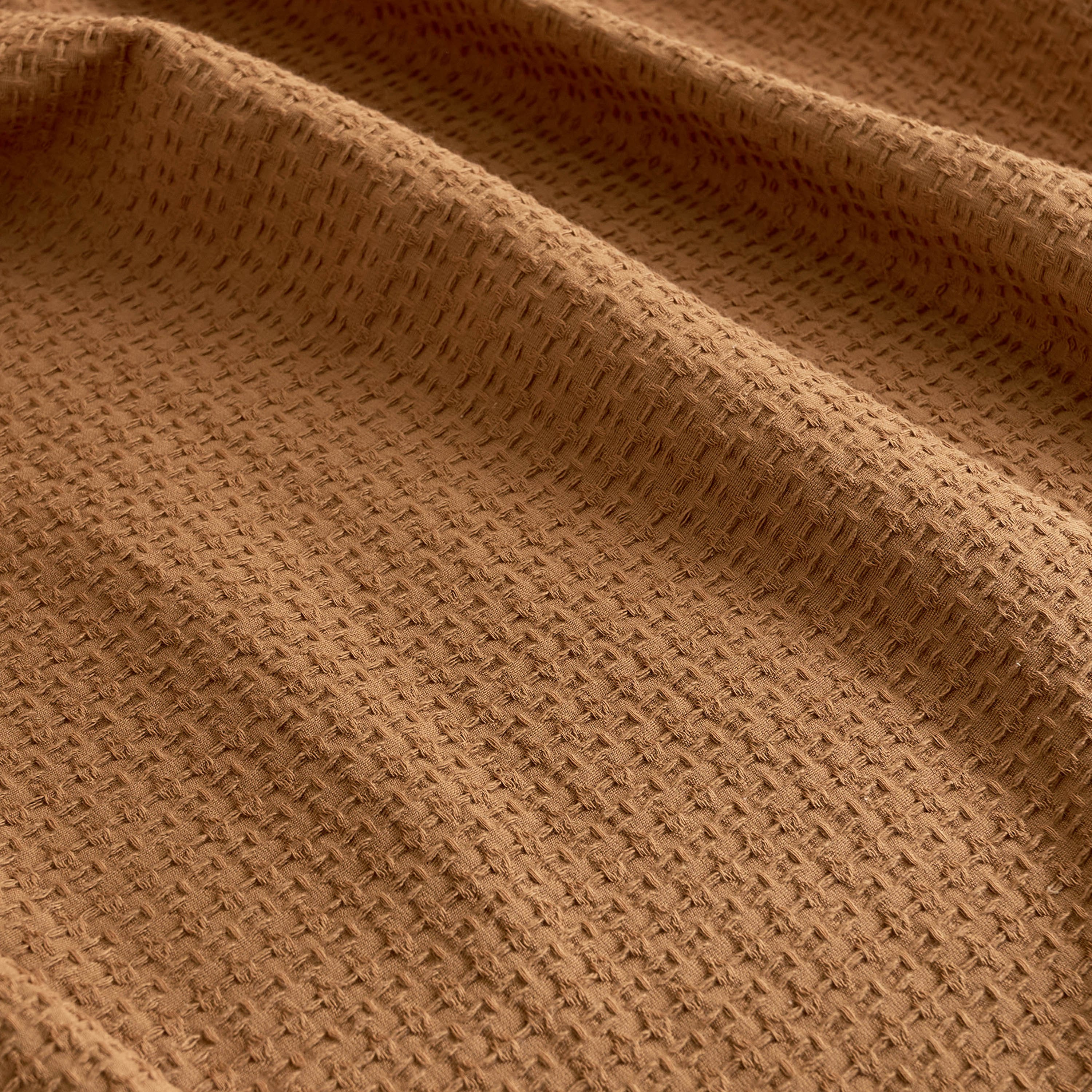 بطانية خفيفة قطن بتصميم الوافل دوما من ألبانيا - 130x170 سم-hbxdecorandfurnishings-bedding-throws-image-2